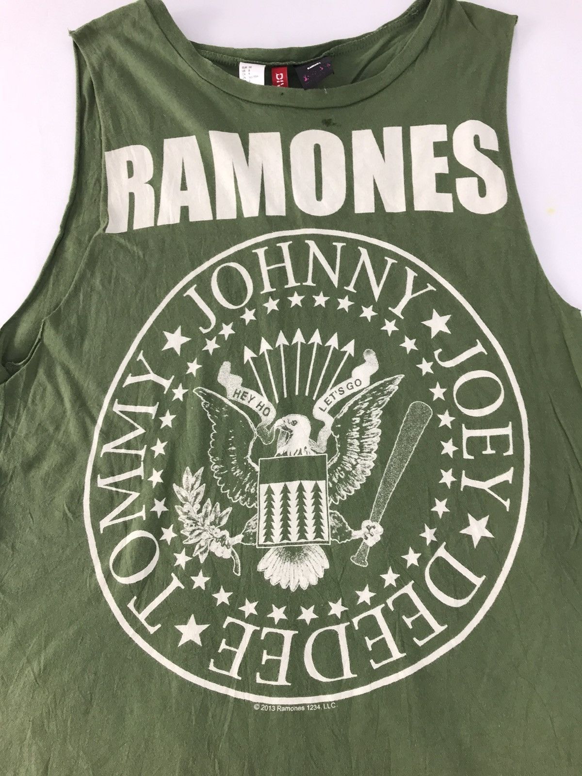 Band Tees × Divided Divided Ramones Big Logo Tank Top Sleeveless Tee Printed Size US S / EU 44-46 / 1 - 3 Thumbnail