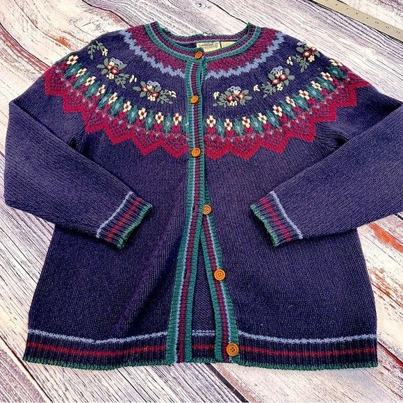 Northern Reflections Vintage Northern Reflections Fair Isle Cardigan ...