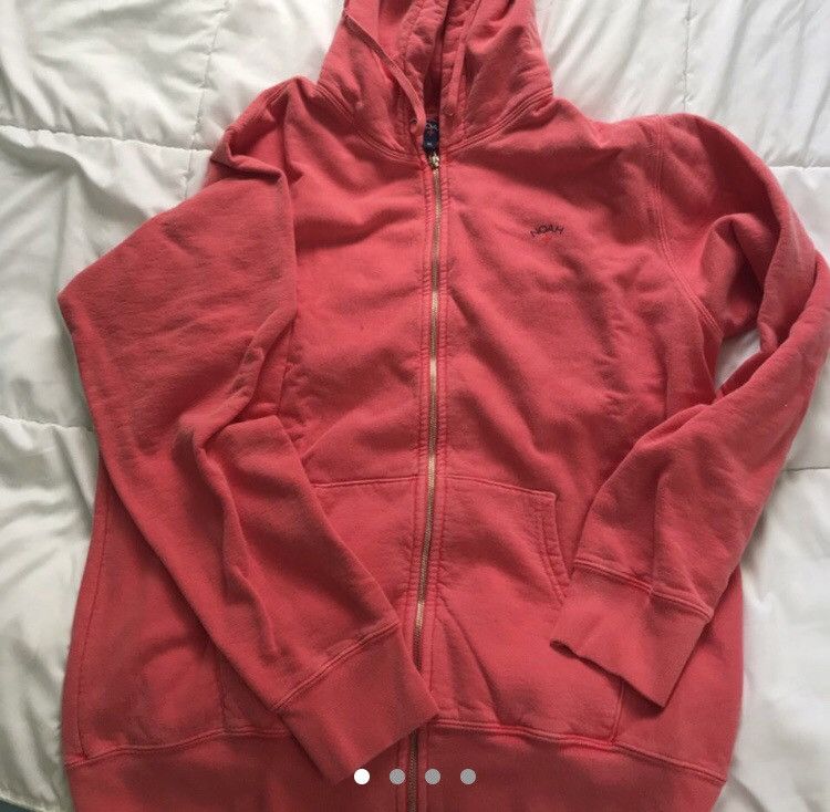 image of 2018 Gem Noah Washed Core Logo Zip Hoodie in Watermelon, Men's (Size XL)