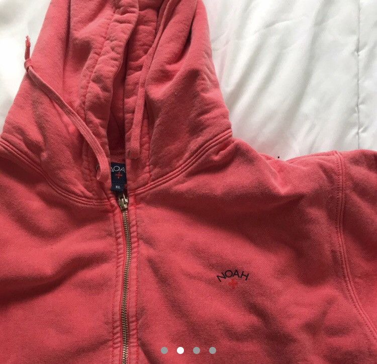 Noah 2018 Gem Rare Noah Washed Core Logo Zip Hoodie Size US XL / EU 56 / 4 - 3 Thumbnail