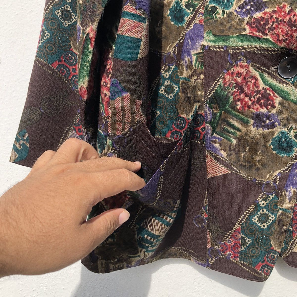 Japanese Brand Original JNS by Japanese Brand Double Collar Coat Size US M / EU 48-50 / 2 - 5 Thumbnail