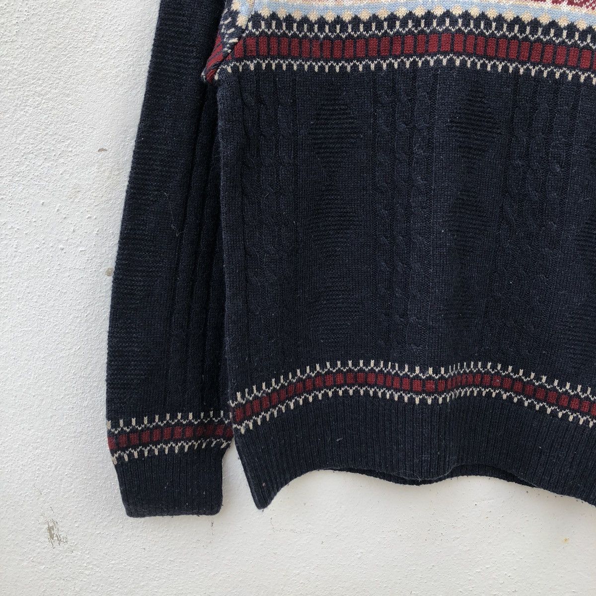 Japanese Brand VINTAGE NAVAJO DESIGN KNITWEAR SWEATSHIRT BY RINALD Size US L / EU 52-54 / 3 - 5 Thumbnail
