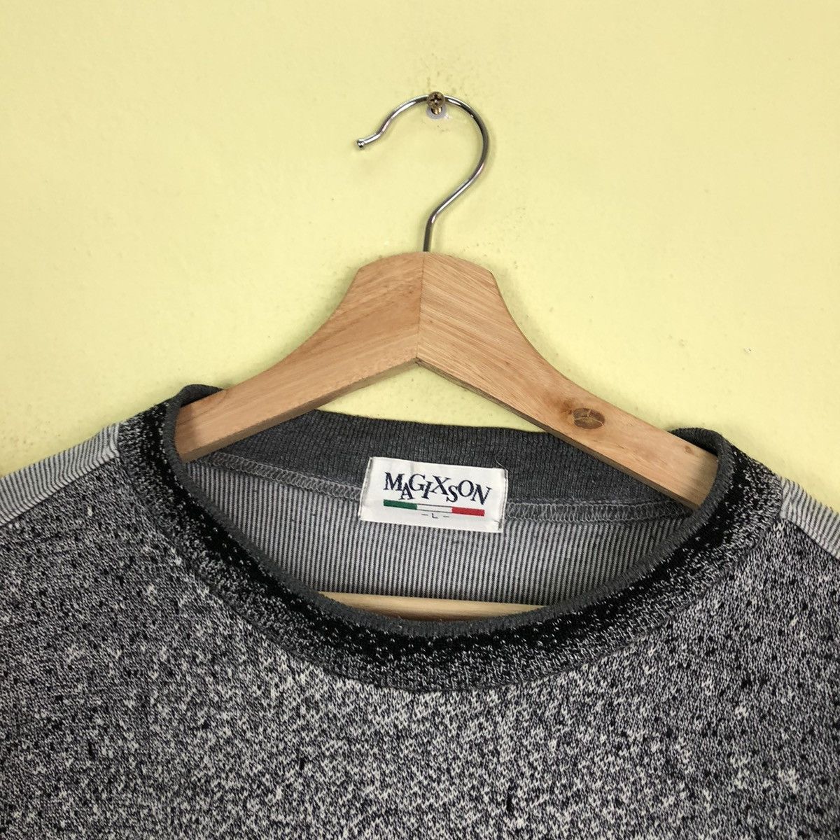 Japanese Brand Magixson Big Logo Printing Fleece Sweatshirt Size US L / EU 52-54 / 3 - 6 Thumbnail