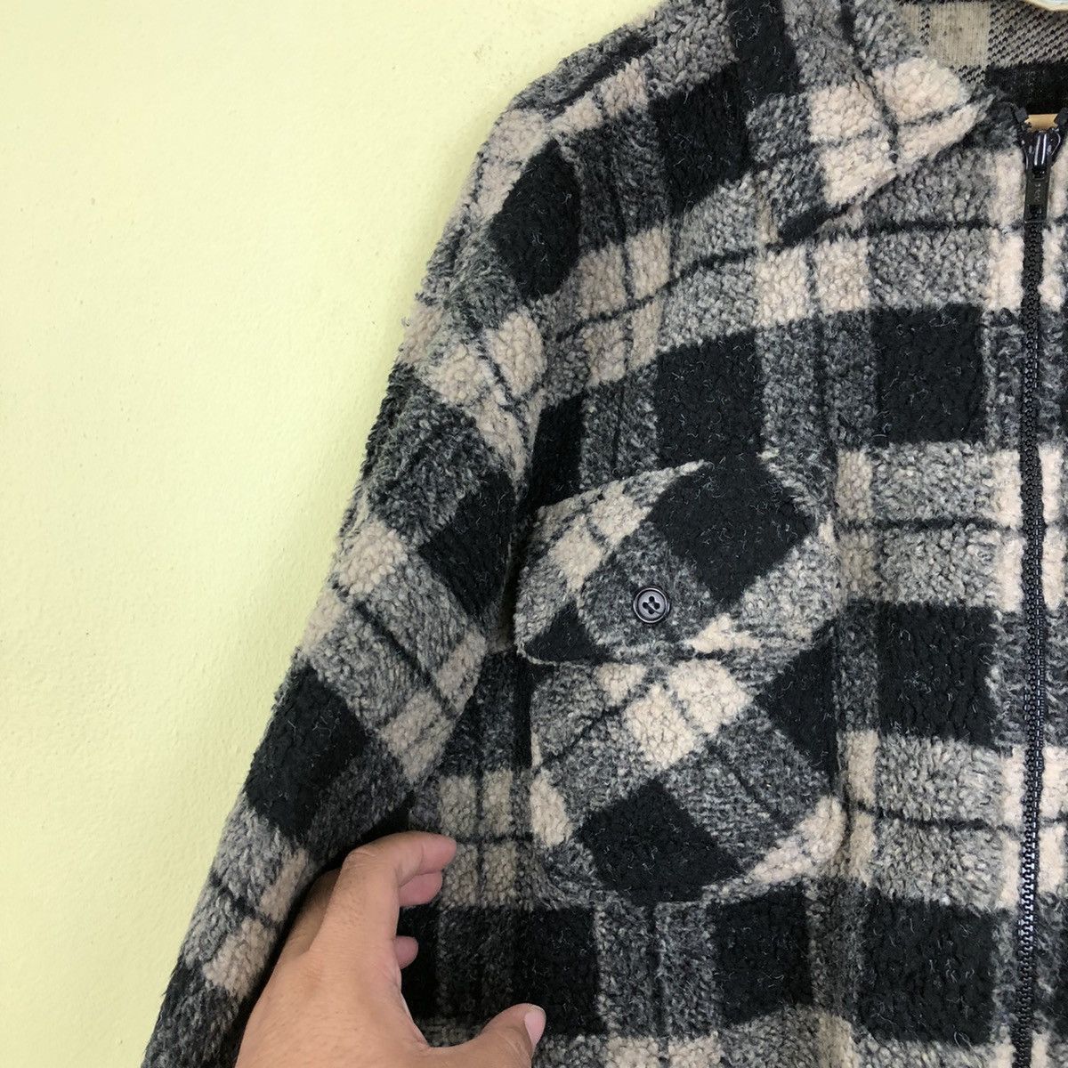 Japanese Brand Fleece Jacket Keds Zipper Jacket Tartan Design Size US L / EU 52-54 / 3 - 5 Thumbnail