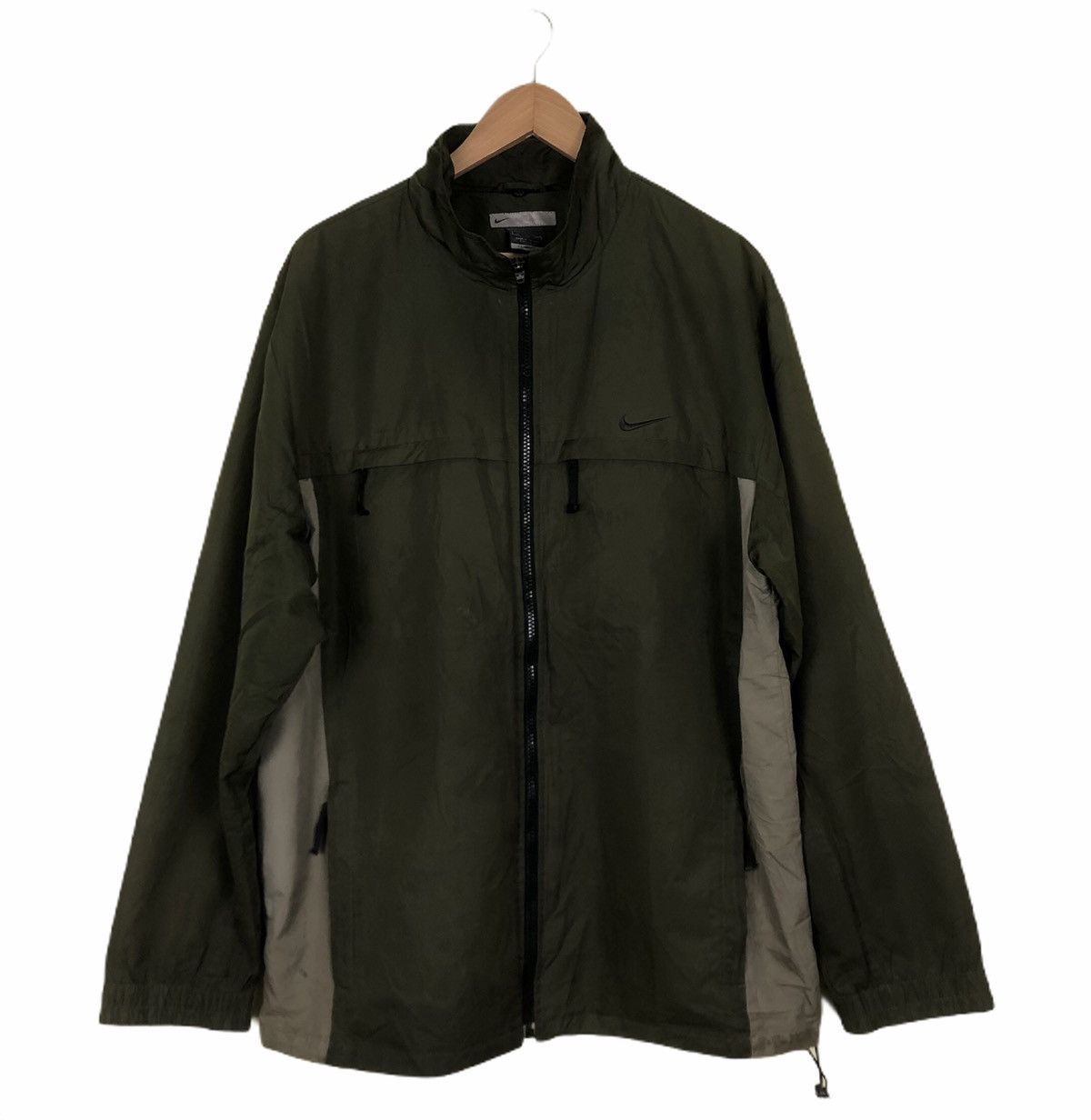 Nike × Vintage Vintage Small Swoosh Nike Jacket Army Colour Size US XL / EU 56 / 4 - 1 Thumbnail