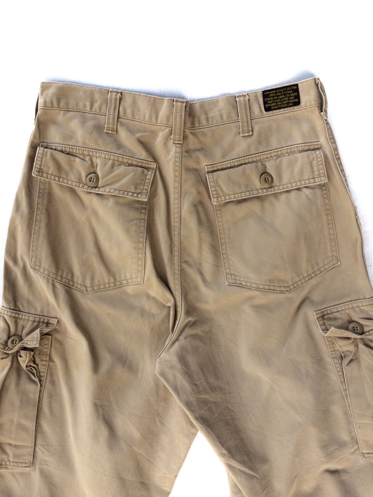 Schott Schott Trousers Utility Military Style Cargo Pant Size US 31 - 9 Thumbnail