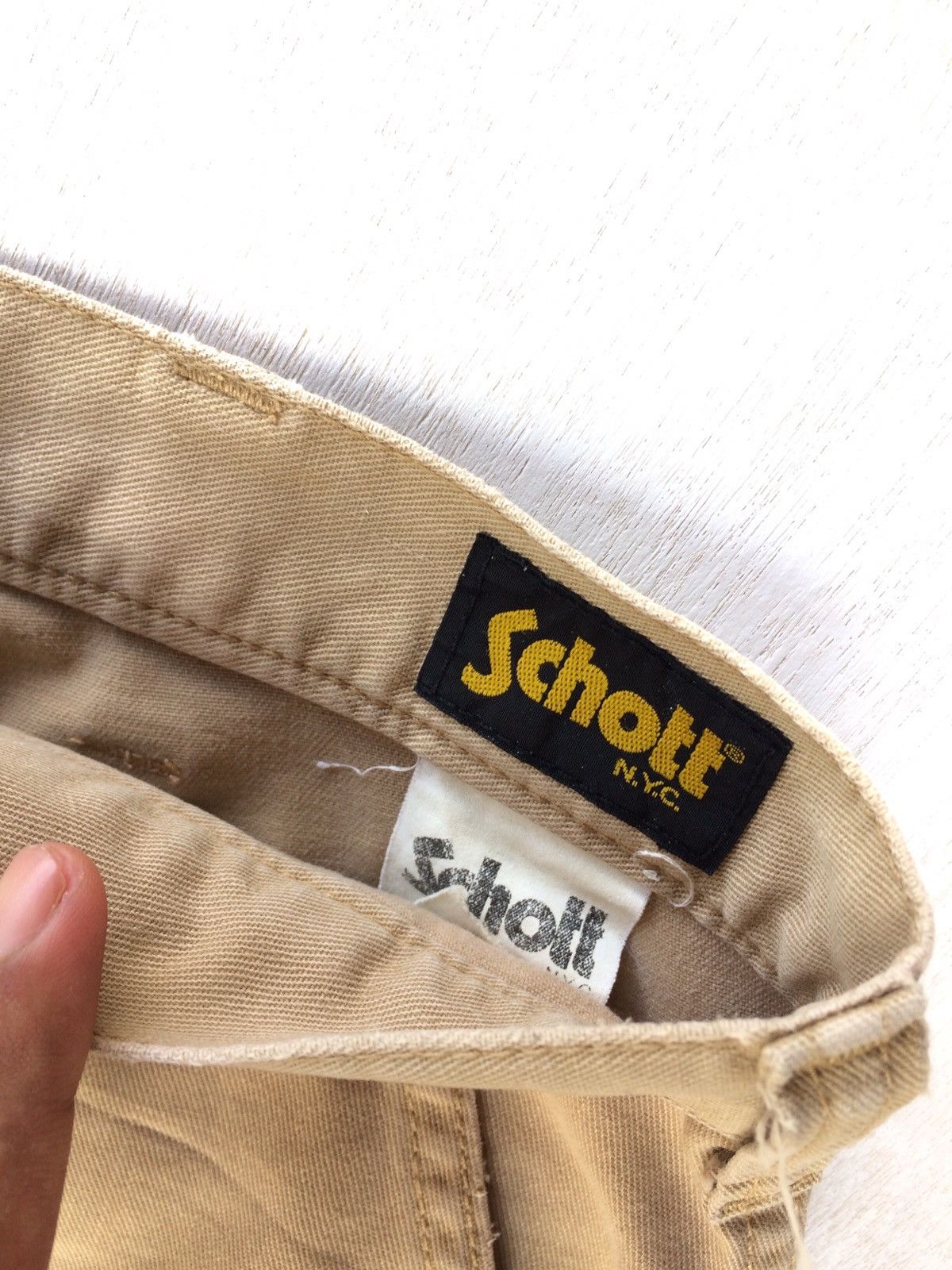 Schott Schott Trousers Utility Military Style Cargo Pant Size US 31 - 7 Thumbnail