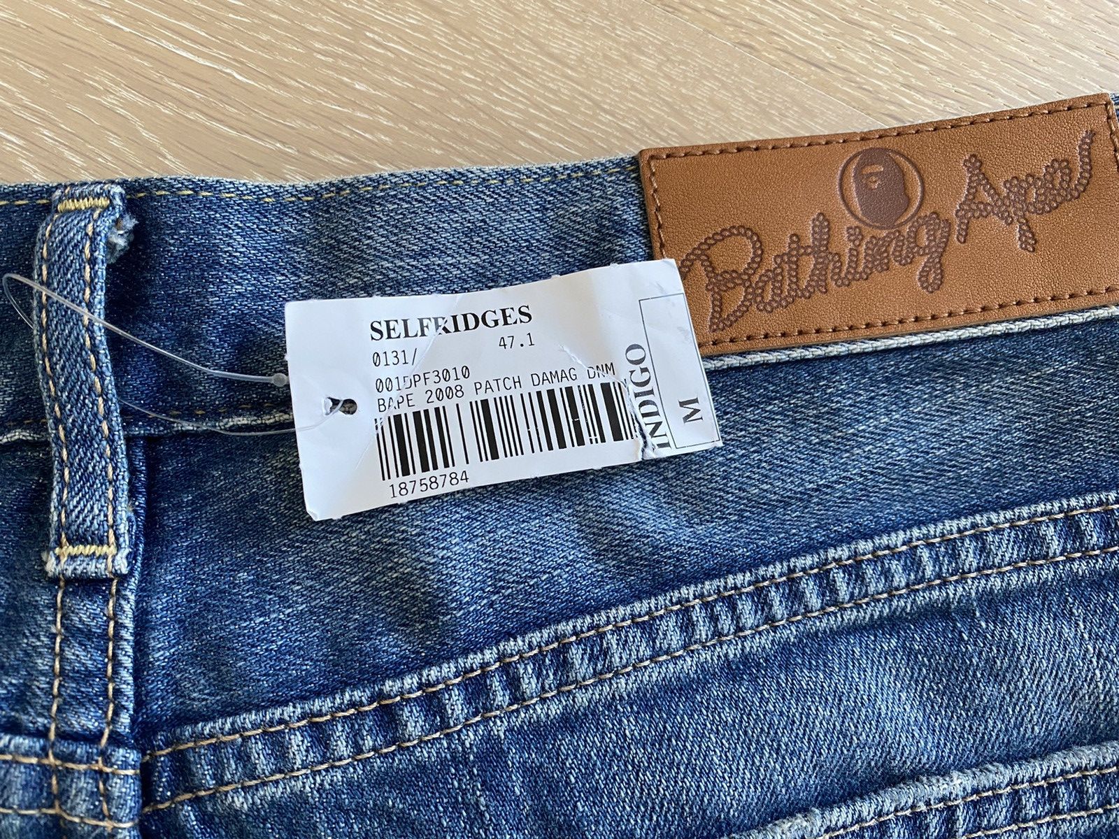 Bape Last drop - 2008 Type-05 Patchwork Selvedge Denim Size US 30 / EU 46 - 19 Thumbnail