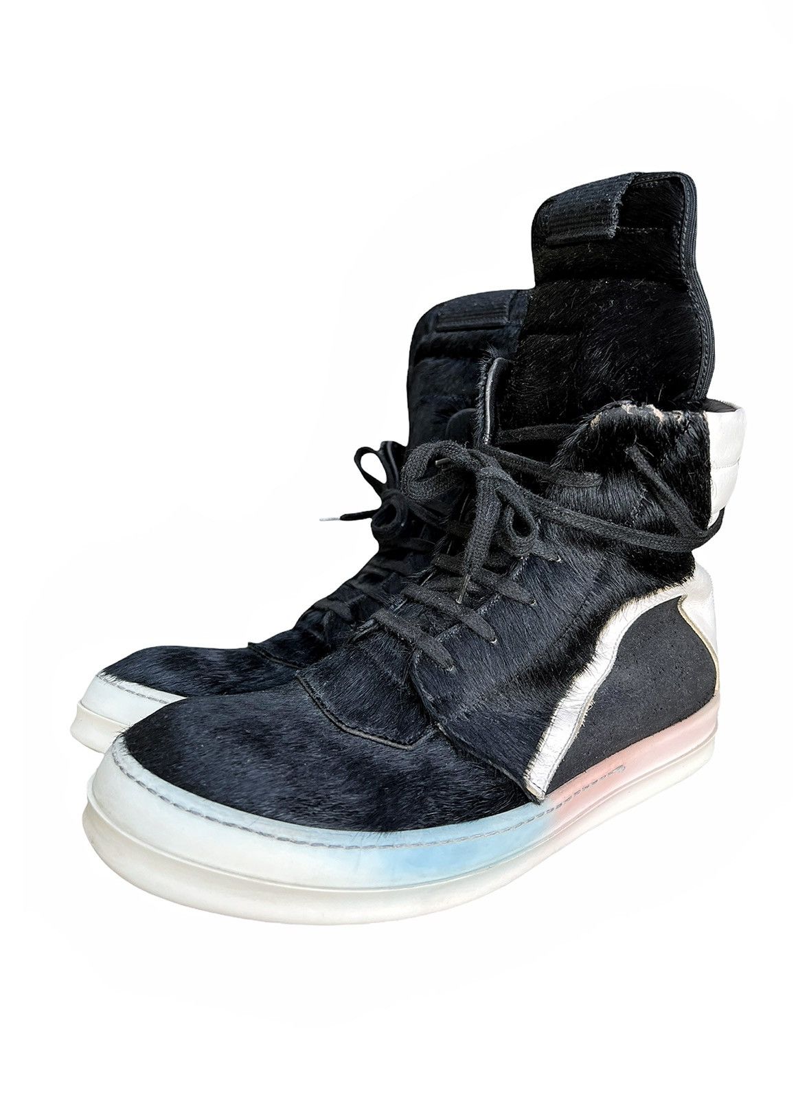 Rick Owens FW13 Plinth Pony Hair Geobasket | Grailed