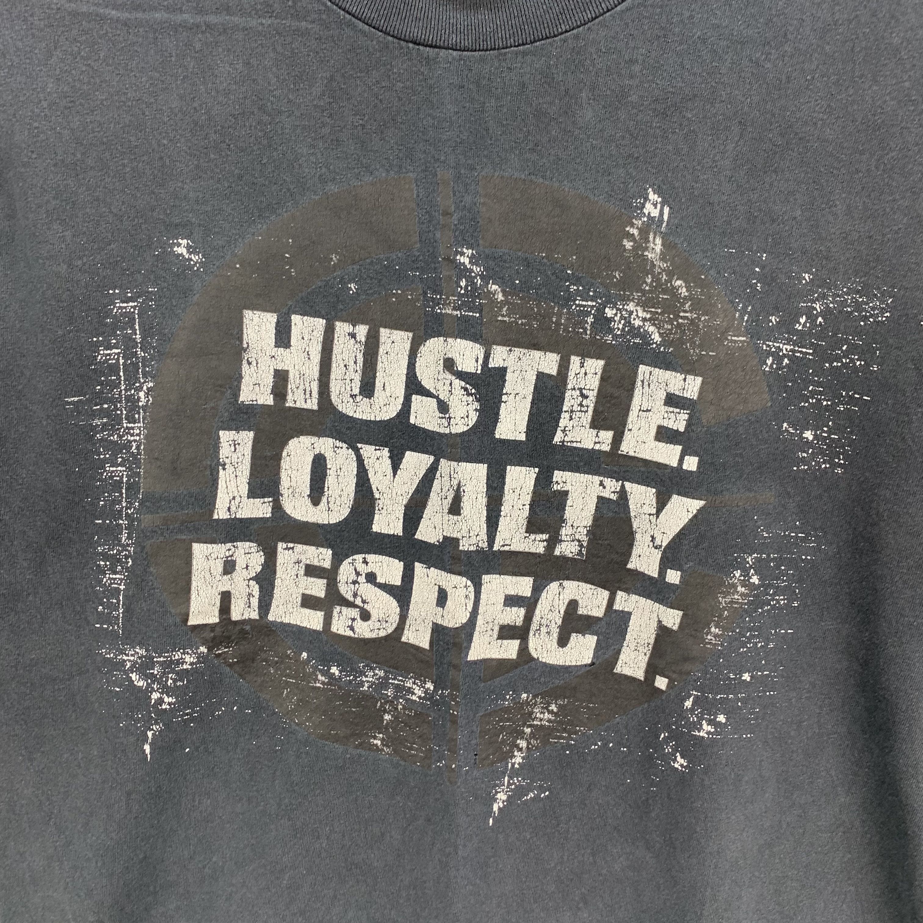 Vintage TRASHED🔥 WWE Hustle Loyalty Respect T Shirt #3792-132 Size US XXL / EU 58 / 5 - 3 Thumbnail