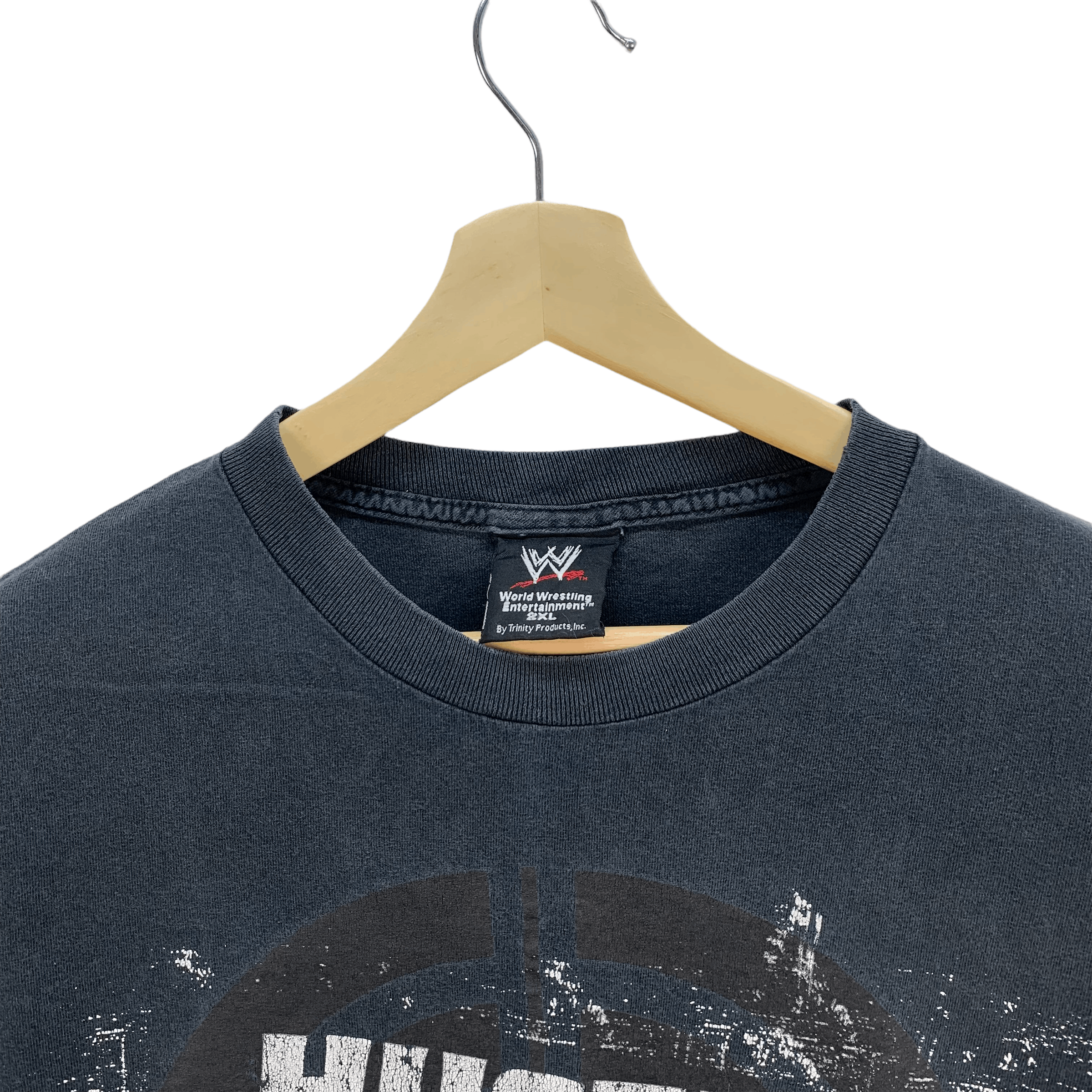 Vintage TRASHED🔥 WWE Hustle Loyalty Respect T Shirt #3792-132 Size US XXL / EU 58 / 5 - 2 Thumbnail