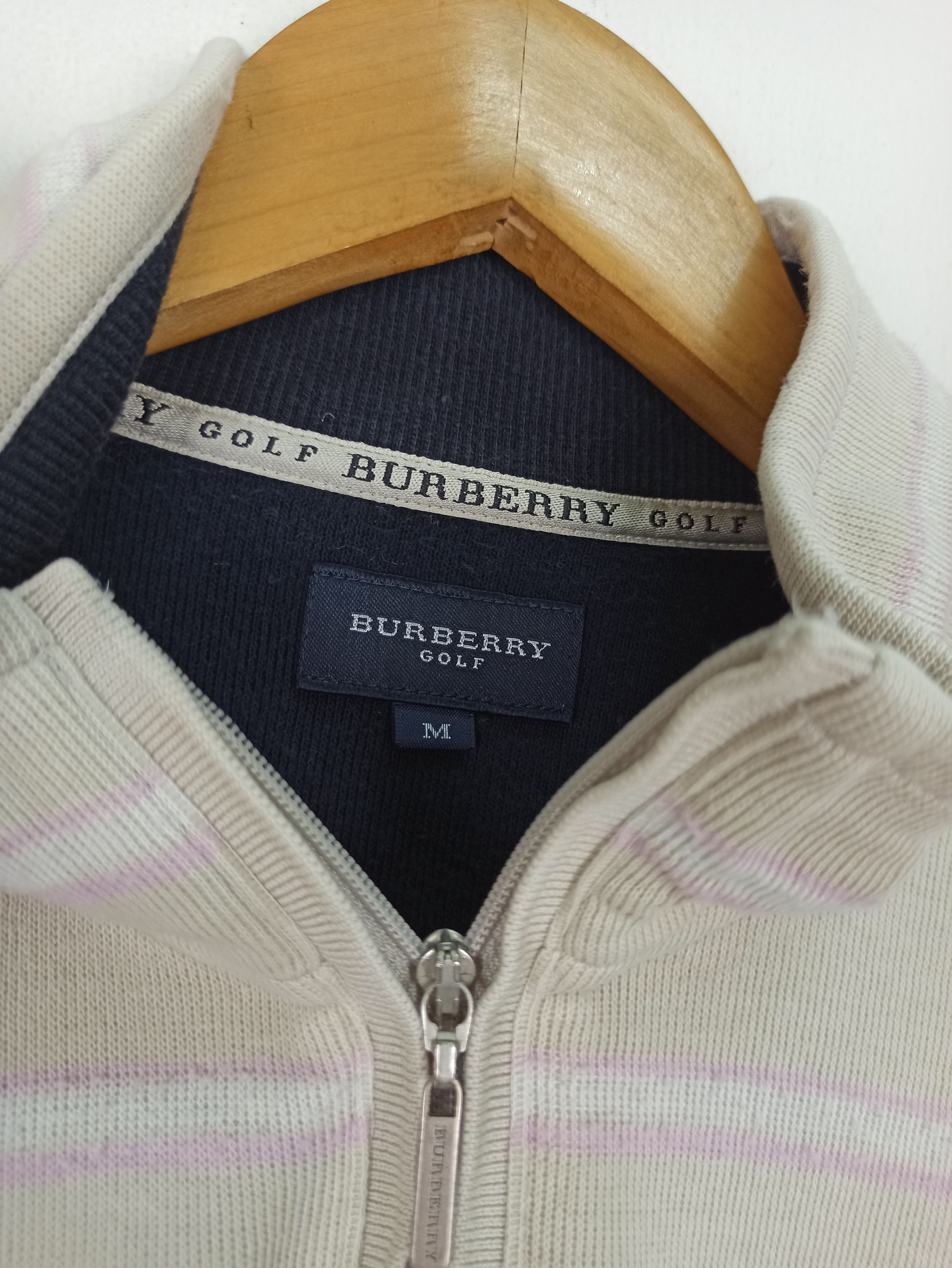 Burberry Vintage 90's Burberry Golf Sweatshirts Button (c40) Size US M / EU 48-50 / 2 - 8 Thumbnail