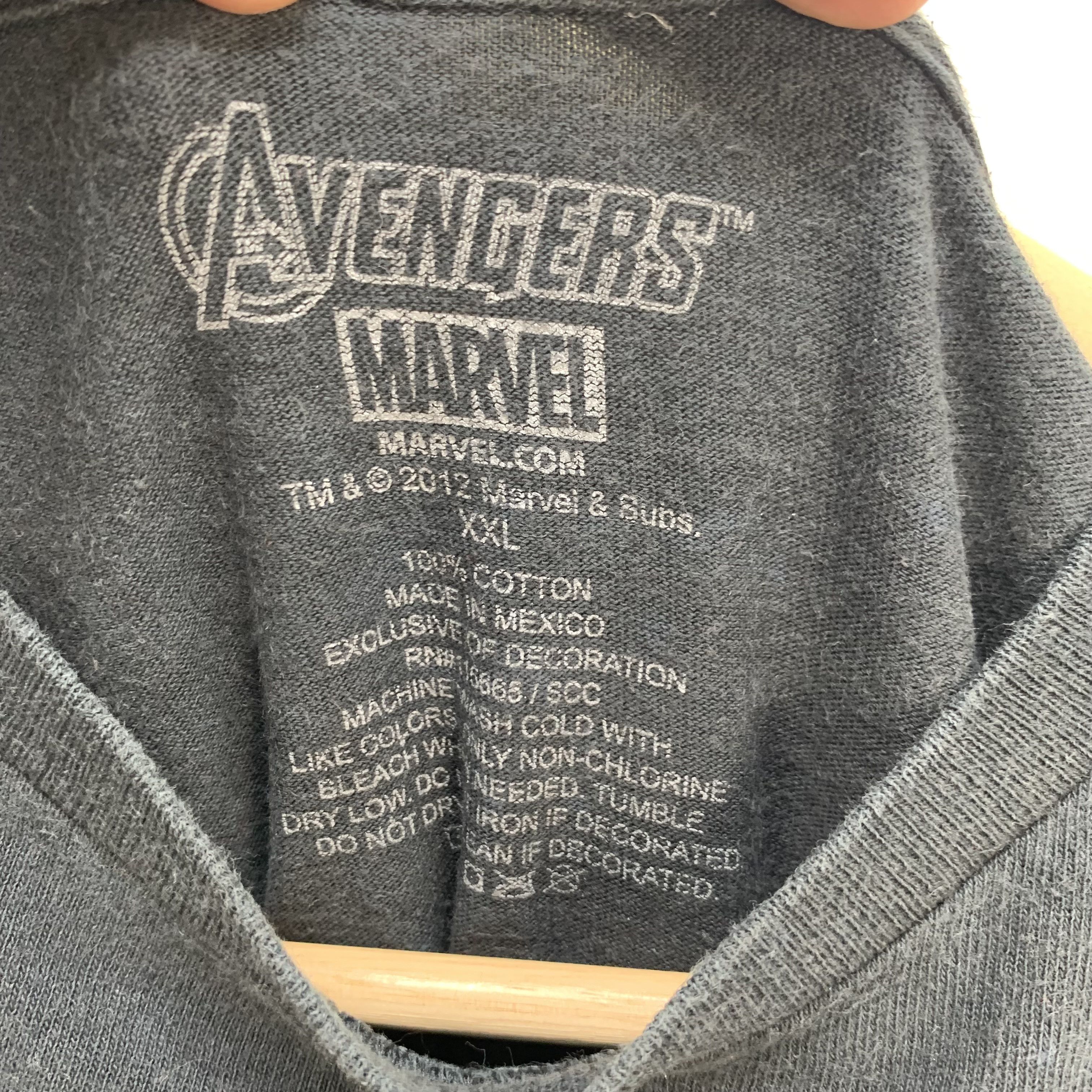 Marvel Comics Marvel The Avengers Graphic T Shirt #3783-132 Size US XXL / EU 58 / 5 - 3 Thumbnail