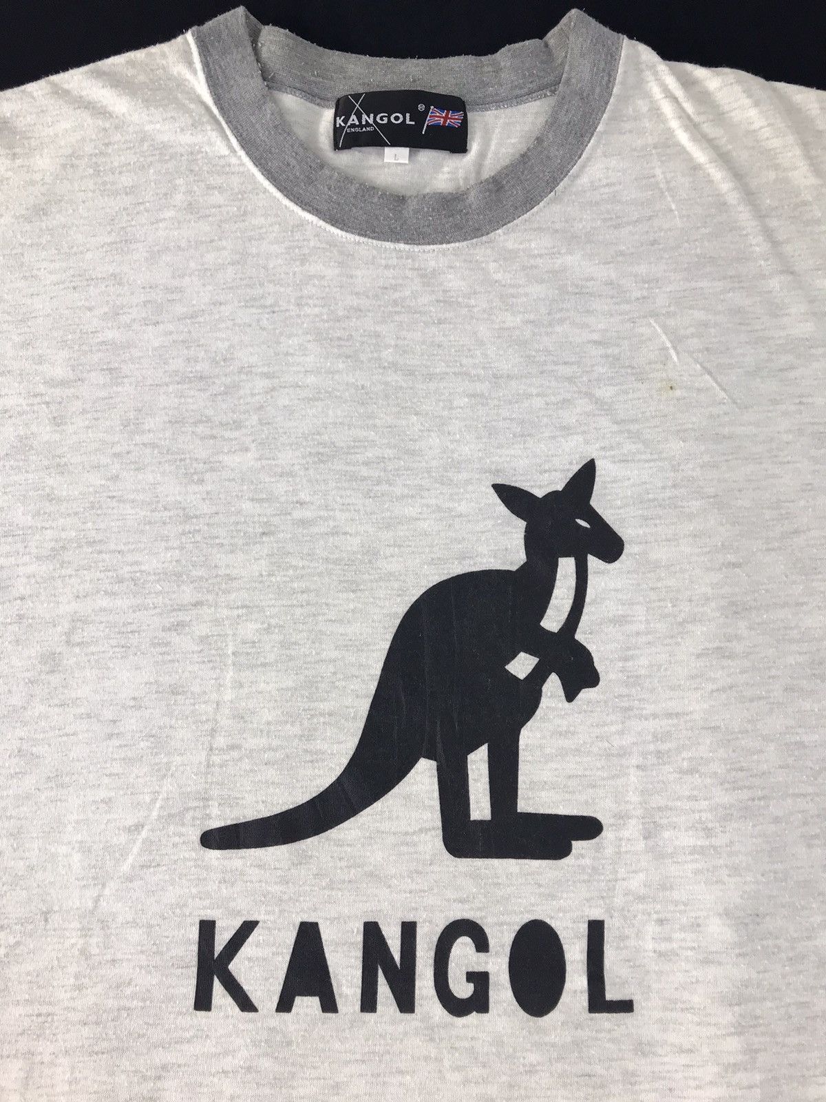 Kangol × Vintage Kangol Big Logo Tee Printed 2 Tone Classic R367j Size US XL / EU 56 / 4 - 3 Thumbnail