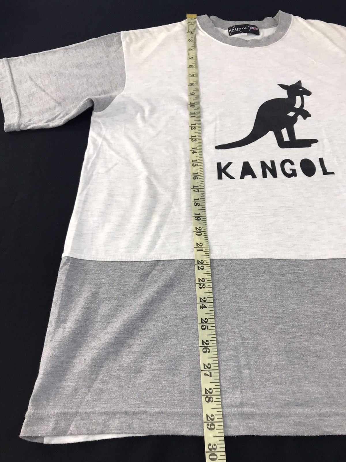Kangol × Vintage Kangol Big Logo Tee Printed 2 Tone Classic R367j Size US XL / EU 56 / 4 - 9 Thumbnail