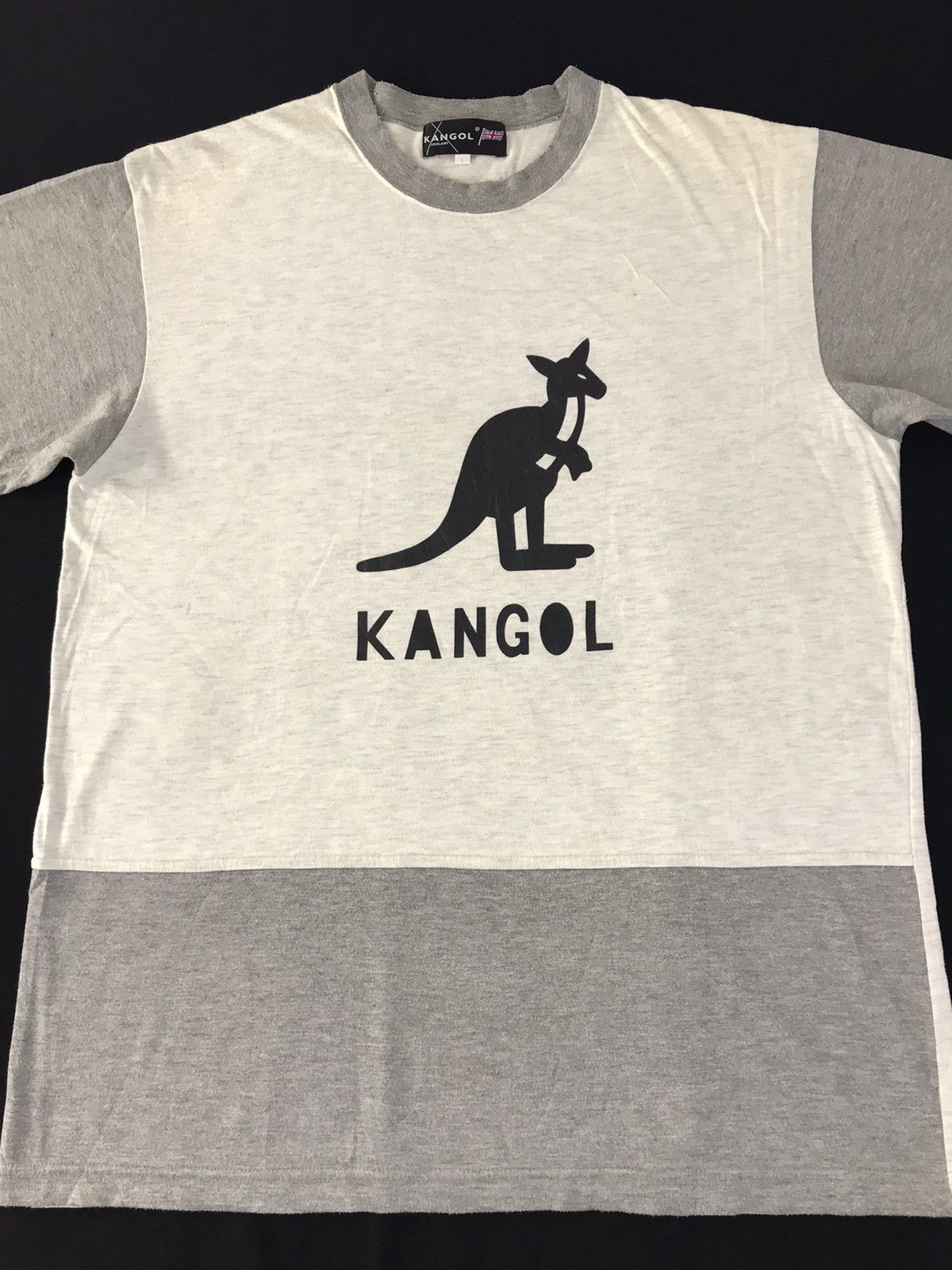 Kangol × Vintage Kangol Big Logo Tee Printed 2 Tone Classic R367j Size US XL / EU 56 / 4 - 2 Thumbnail