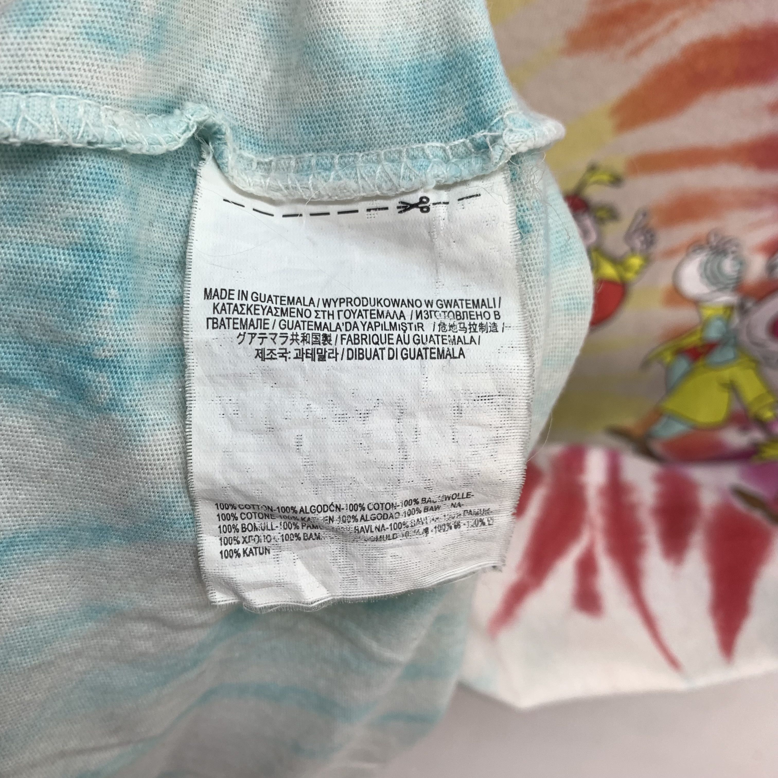 Vans Vans X Disney Tie Dye Graphic Tees #3781-132 Size US M / EU 48-50 / 2 - 7 Thumbnail