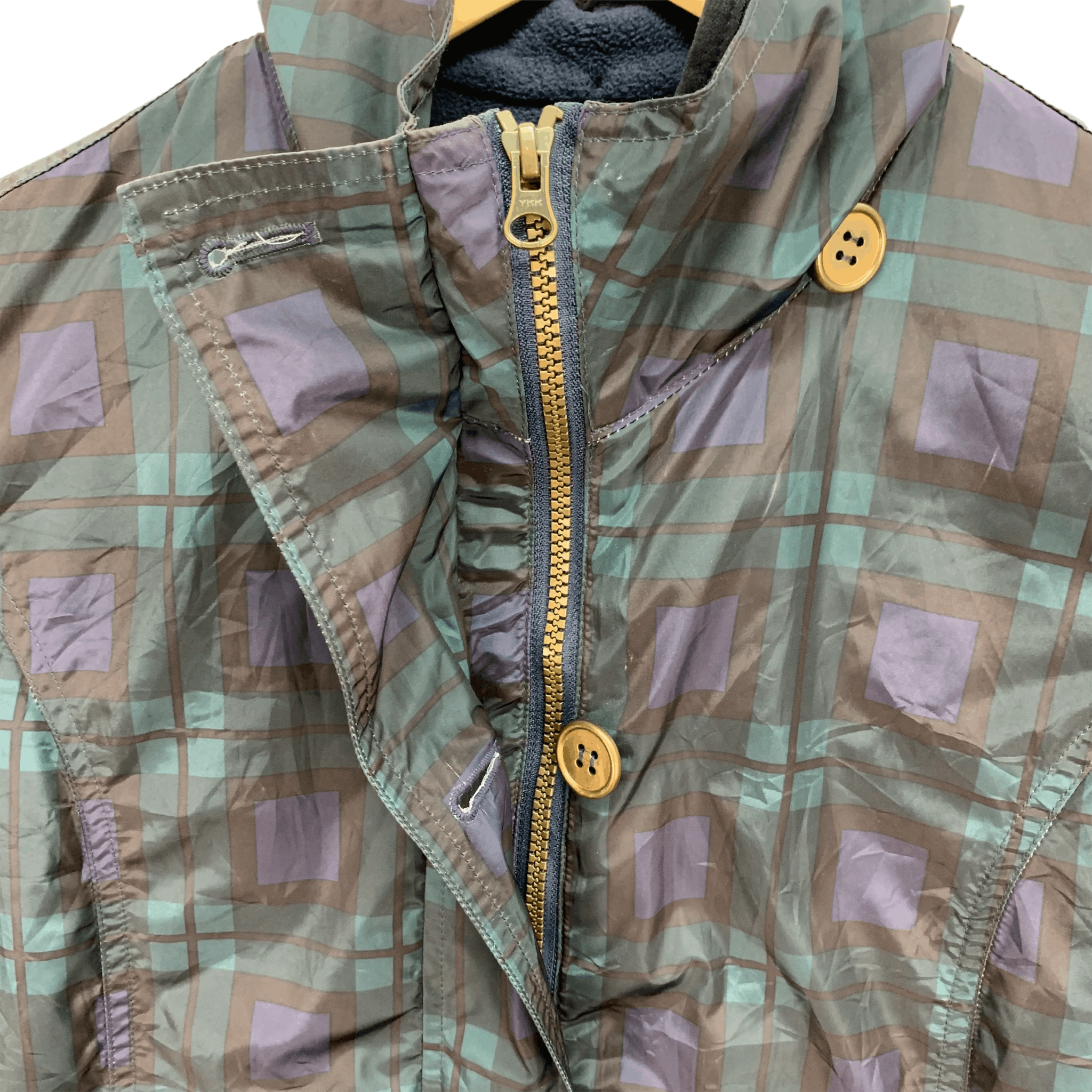 Junko Shimada Junko Shimada Part 2 Tartan Parka #3779-132 Size M / US 6-8 / IT 42-44 - 4 Thumbnail