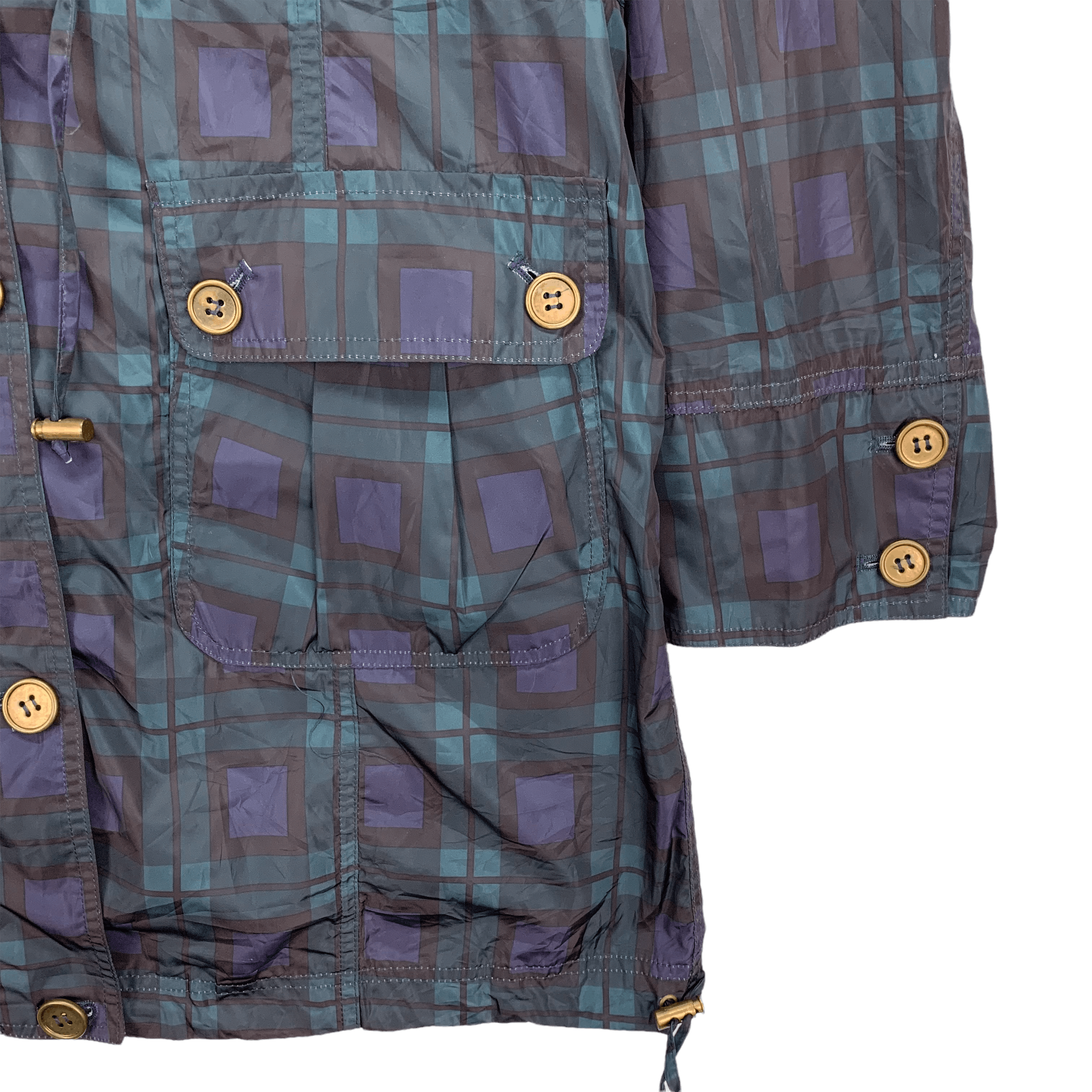 Junko Shimada Junko Shimada Part 2 Tartan Parka #3779-132 Size M / US 6-8 / IT 42-44 - 8 Thumbnail
