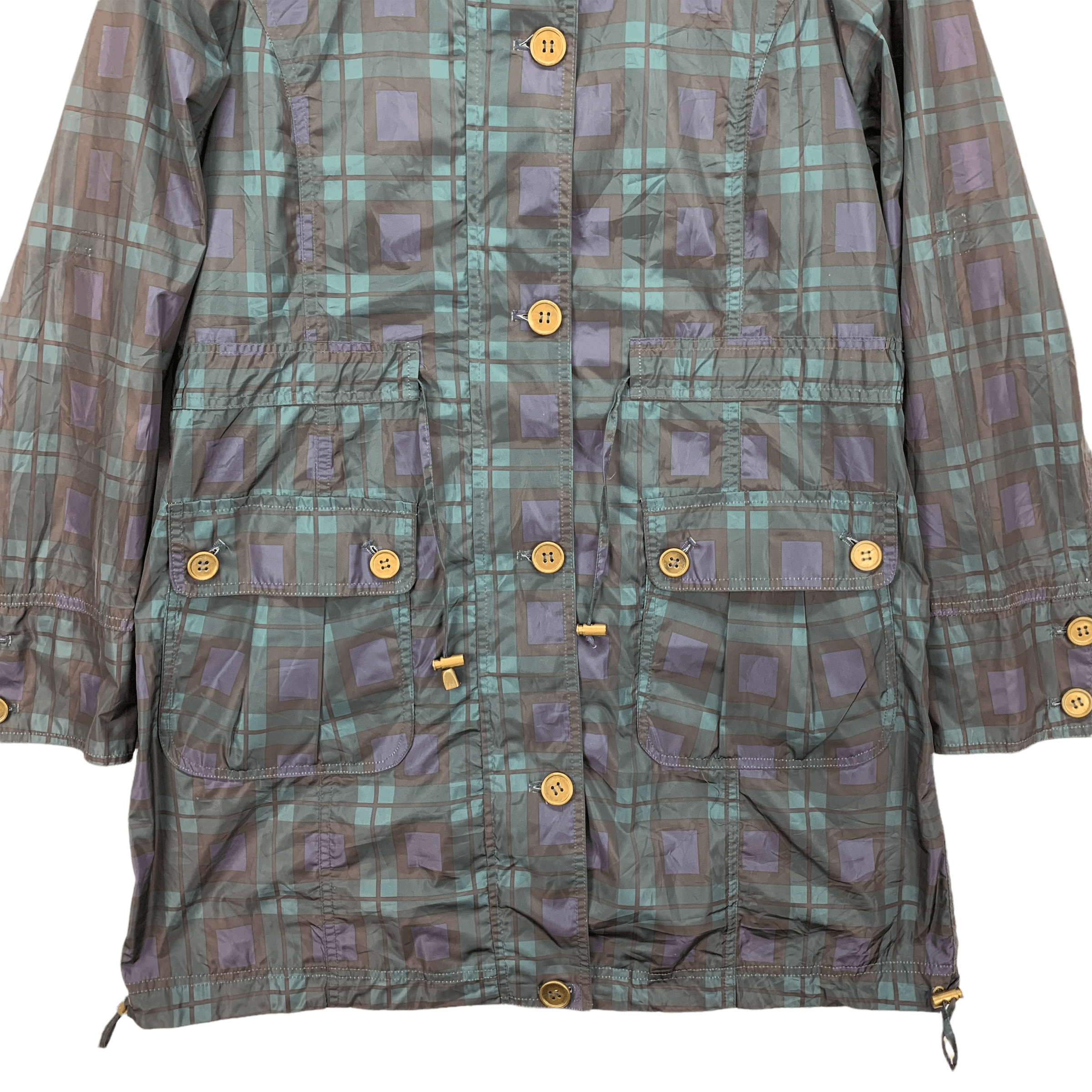 Junko Shimada Junko Shimada Part 2 Tartan Parka #3779-132 Size M / US 6-8 / IT 42-44 - 5 Thumbnail