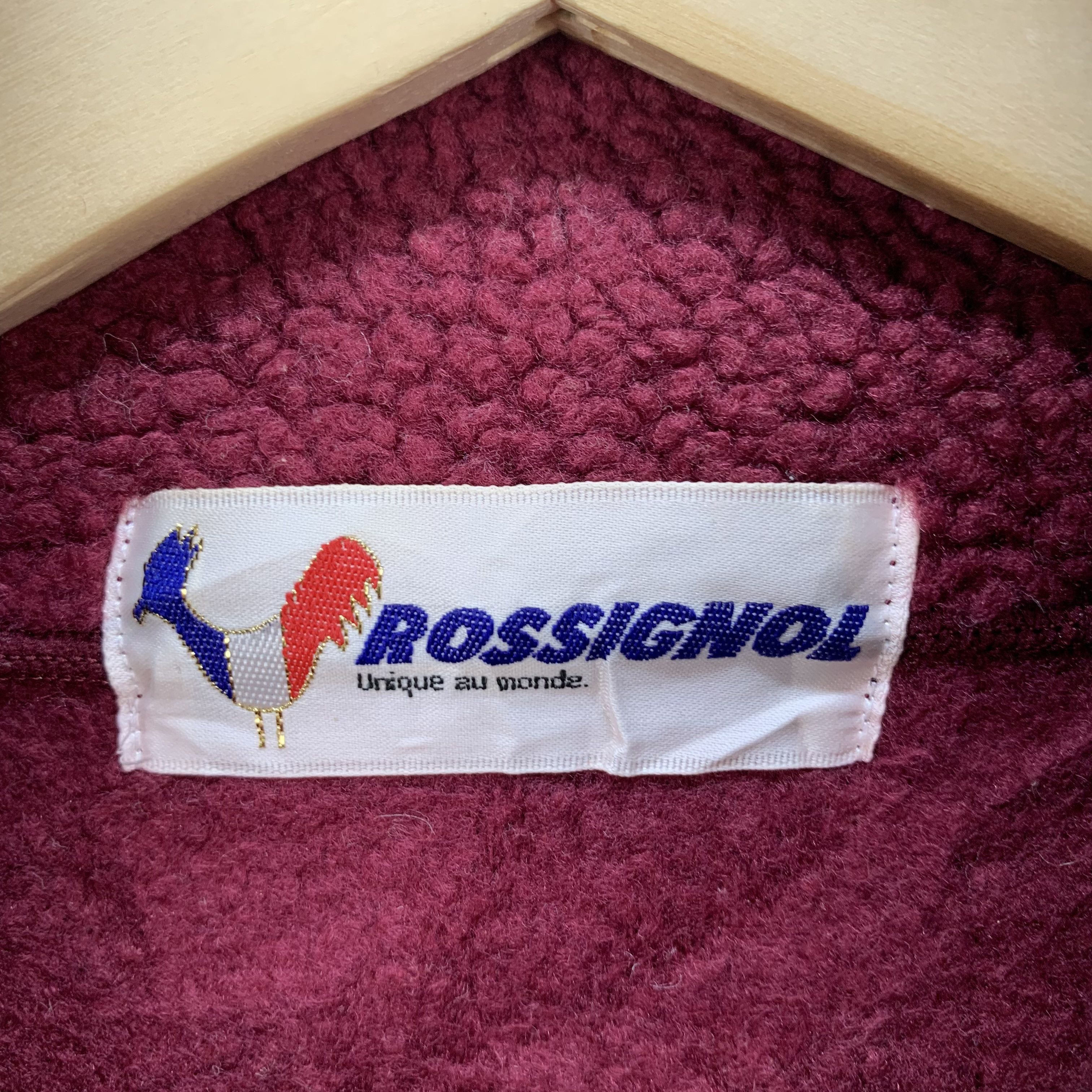 Japanese Brand × Vintage Rossignol Embroidery Big Logo Fleece #3854-133 Size US L / EU 52-54 / 3 - 6 Thumbnail