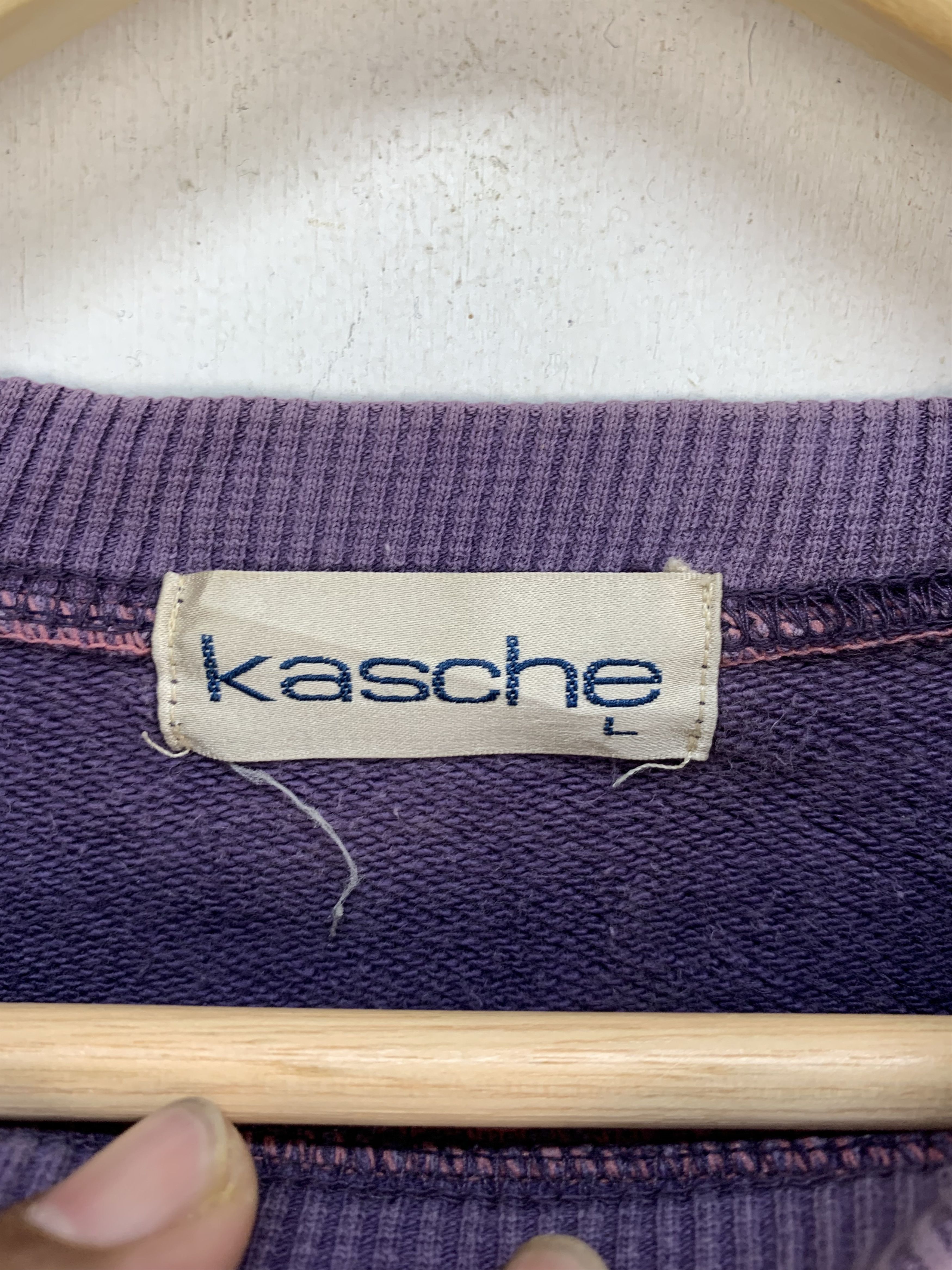 Japanese Brand Sun Faded Kasche A Free Soul Logo Sweatshirts #3839-133 Size US L / EU 52-54 / 3 - 10 Thumbnail