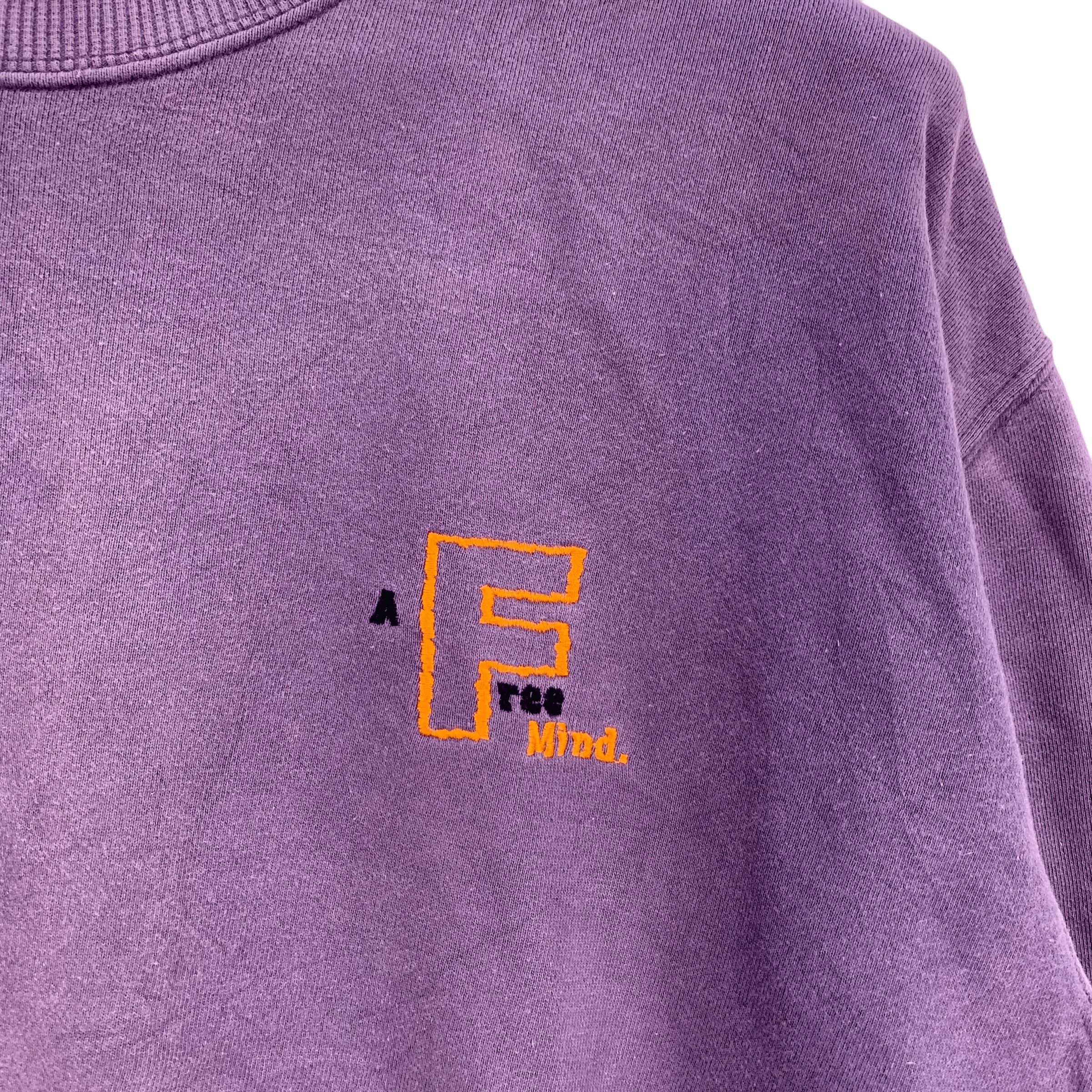 Japanese Brand Sun Faded Kasche A Free Soul Logo Sweatshirts #3839-133 Size US L / EU 52-54 / 3 - 6 Thumbnail