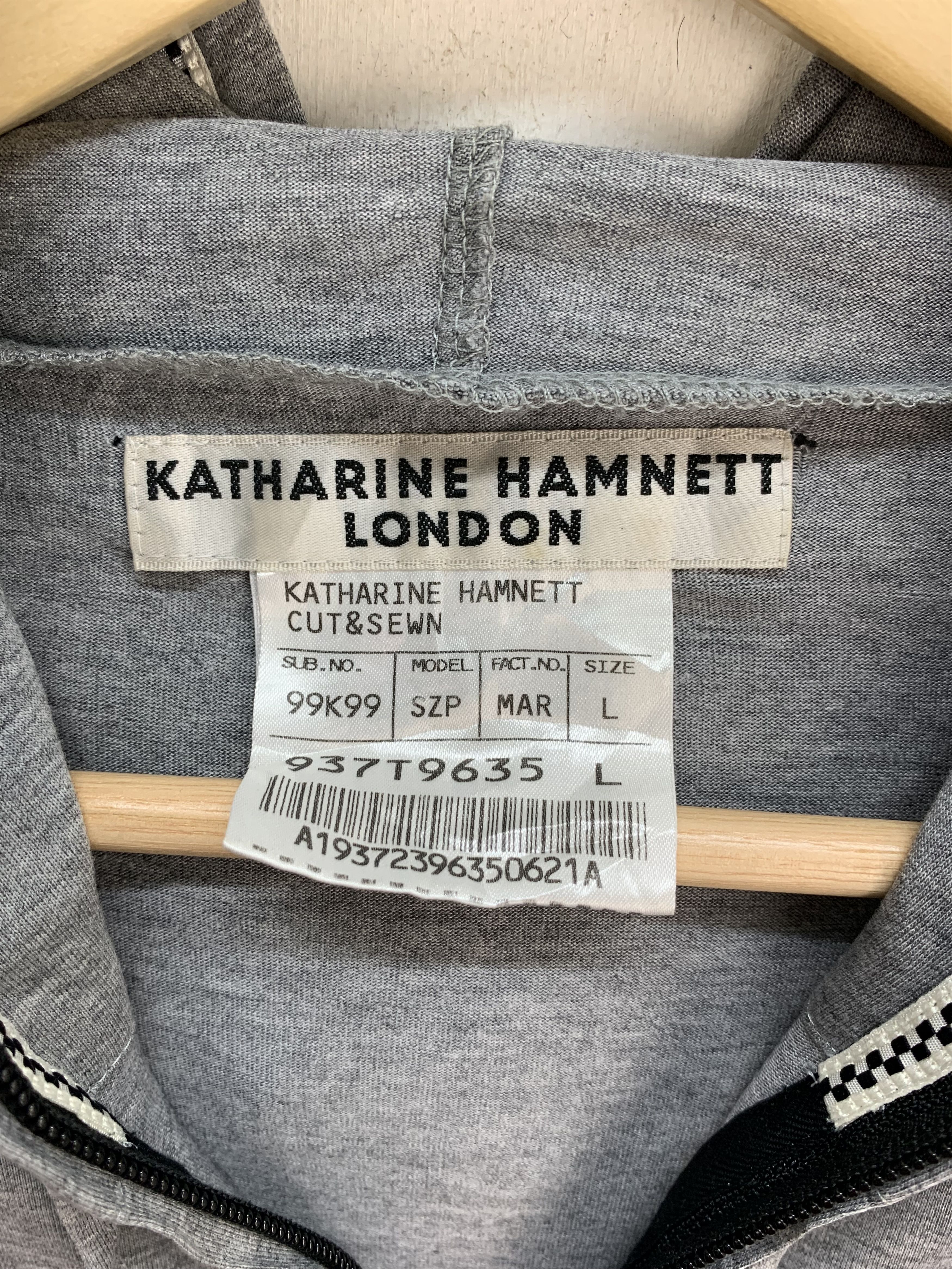 Katharine Hamnett London Katharine Hamnett London Thin Hoodies #3833-133 Size L / US 10 / IT 46 - 5 Thumbnail