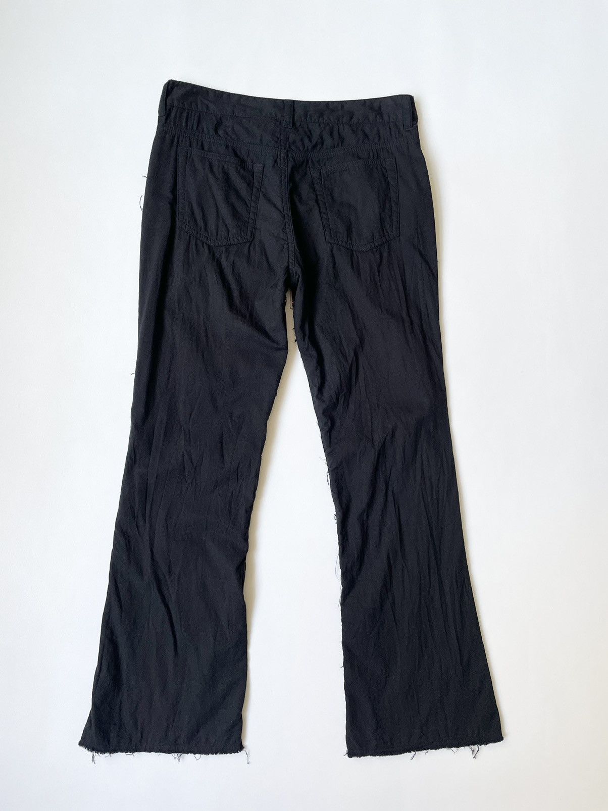 Comme des Garcons A/W 04 Embroidered Flared Leg Trousers Size 28" / US 6 / IT 42 - 12 Thumbnail