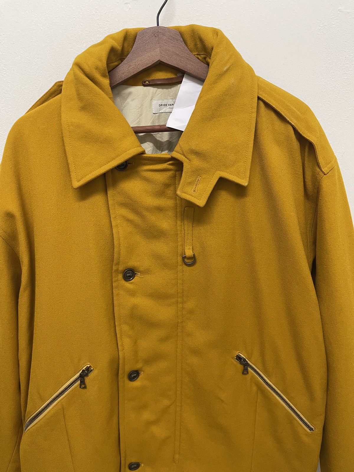 Dries Van Noten Vintage Dries Van Noten Wool Varsity Hoodies Size US XL / EU 56 / 4 - 2 Thumbnail