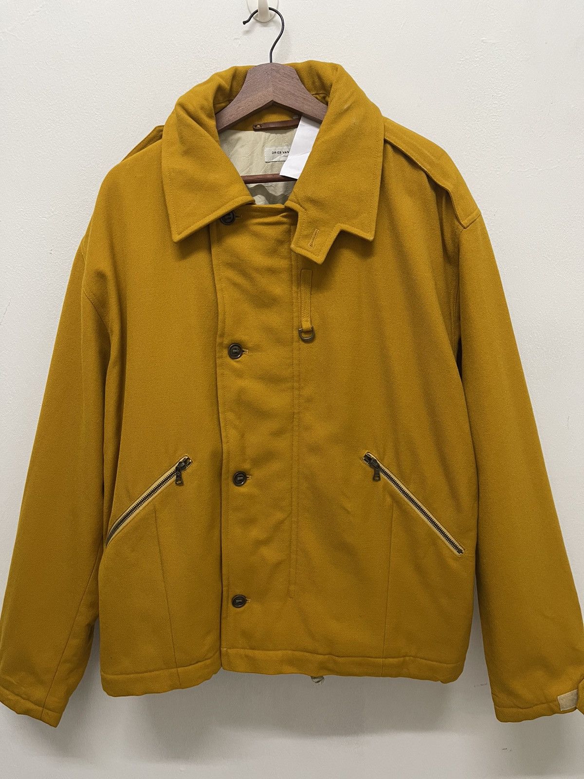Dries Van Noten Vintage Dries Van Noten Wool Varsity Hoodies Size US XL / EU 56 / 4 - 3 Thumbnail