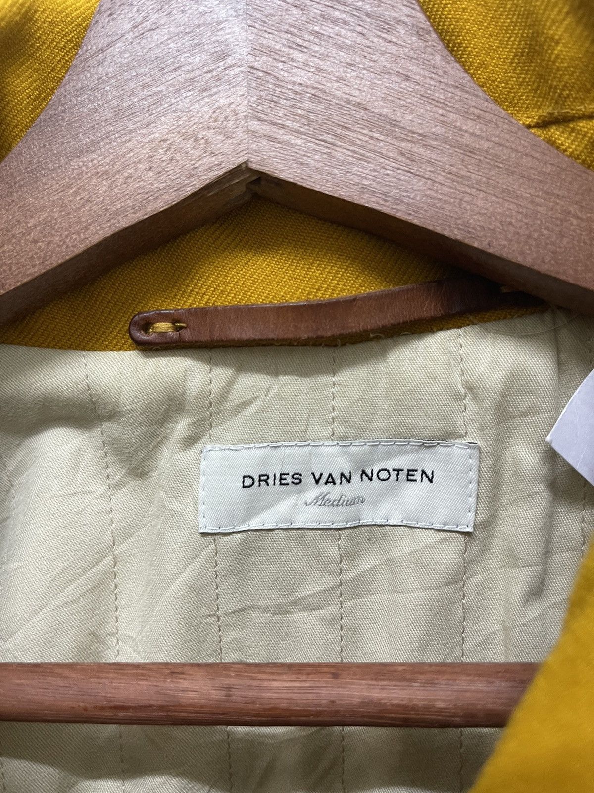 Dries Van Noten Vintage Dries Van Noten Wool Varsity Hoodies Size US XL / EU 56 / 4 - 5 Thumbnail