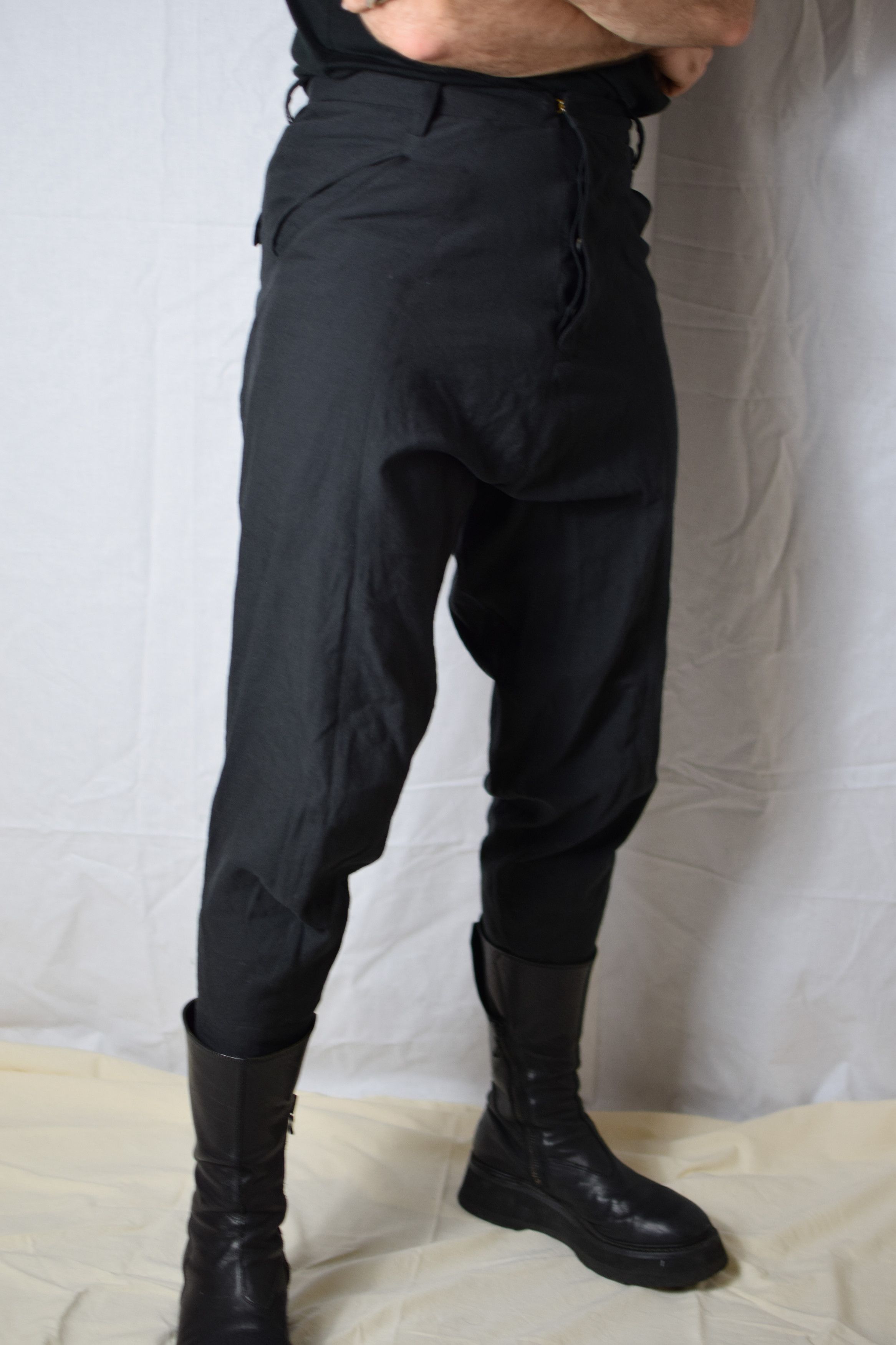 image of Ziggy Chen Ss15 Pants - 0M510507 in Black, Men's (Size 30)