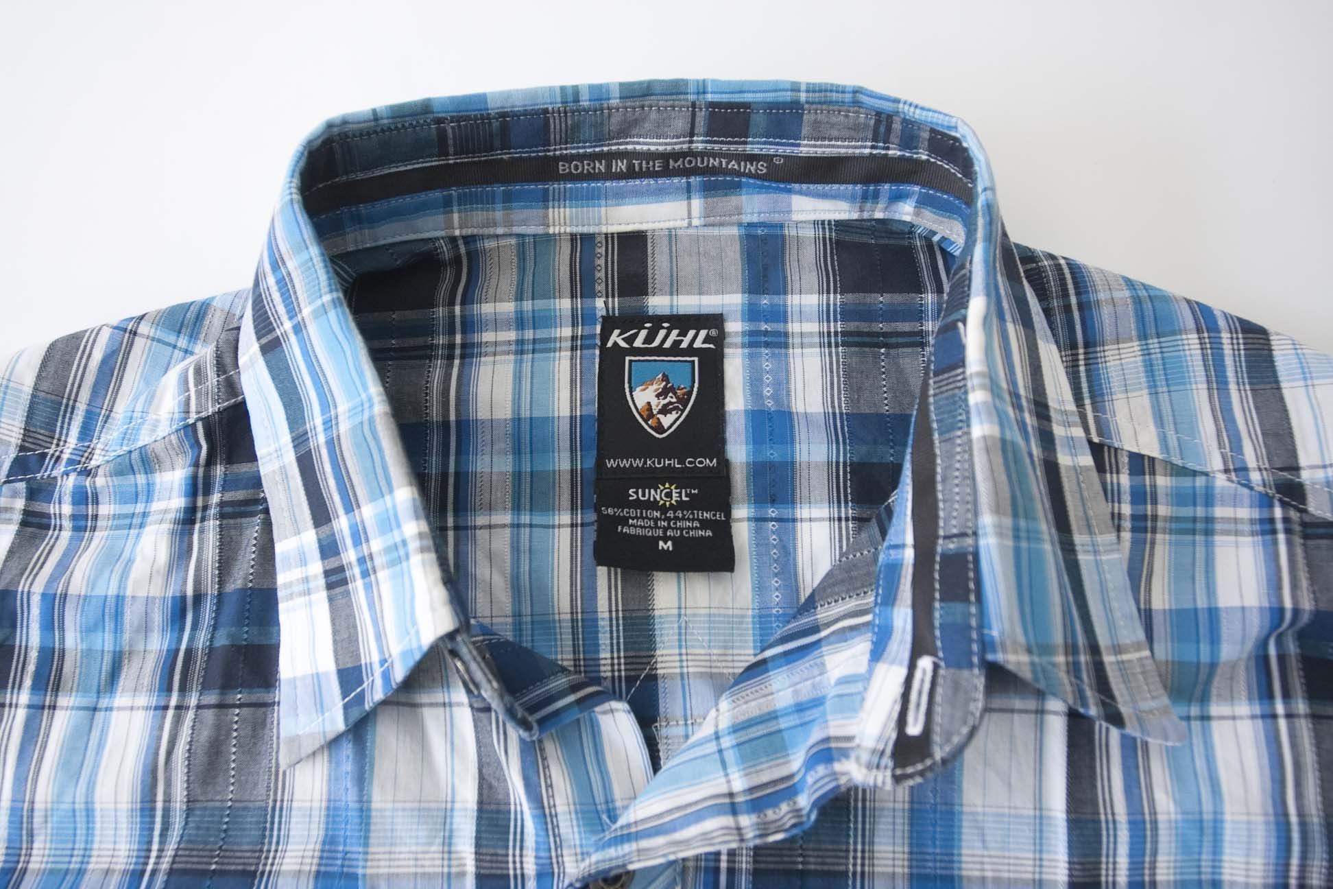 Kuhl * Kuhl Shirt Suncel Blue Plaid Size M Size US M / EU 48-50 / 2 - 2 Thumbnail