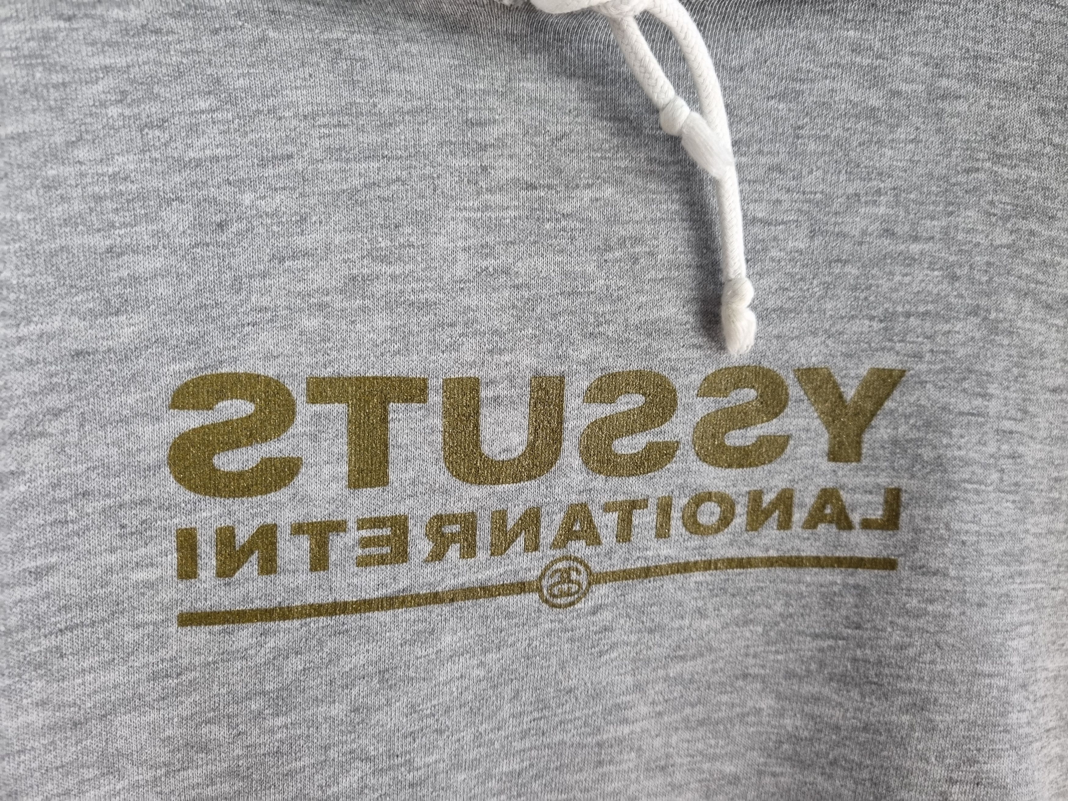 Vintage 90s Rare STUSSY Mirror Gold Box Logo Hoodie Made in USA Size US L / EU 52-54 / 3 - 11 Thumbnail