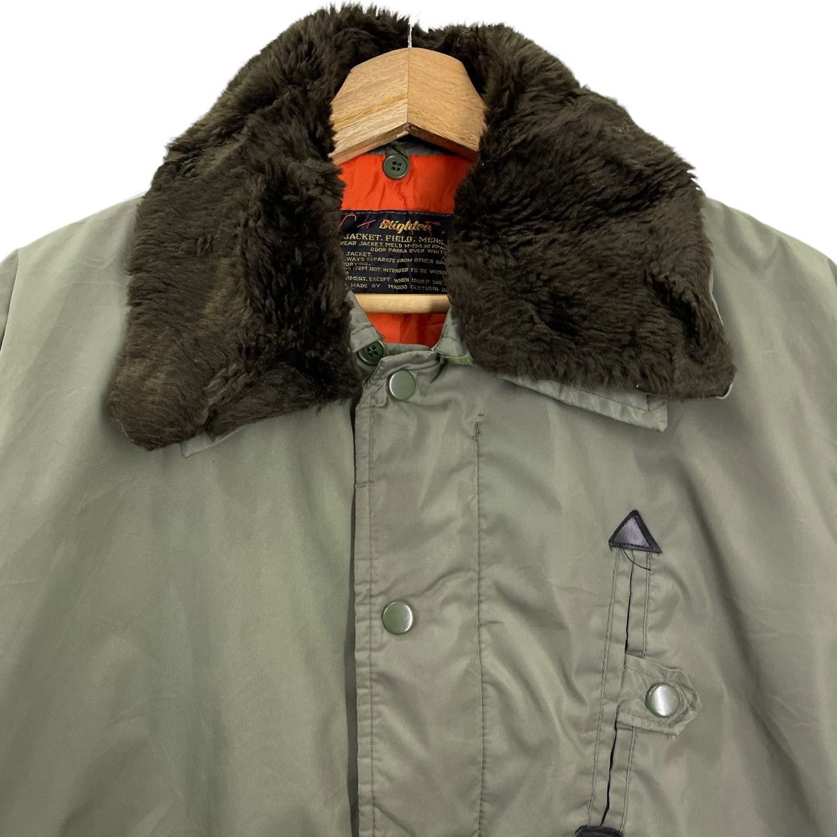 Alpha Industries 🔥Blighter Flyers MA-1 Man Intermediate Bomber Jacket Size US L / EU 52-54 / 3 - 4 Thumbnail