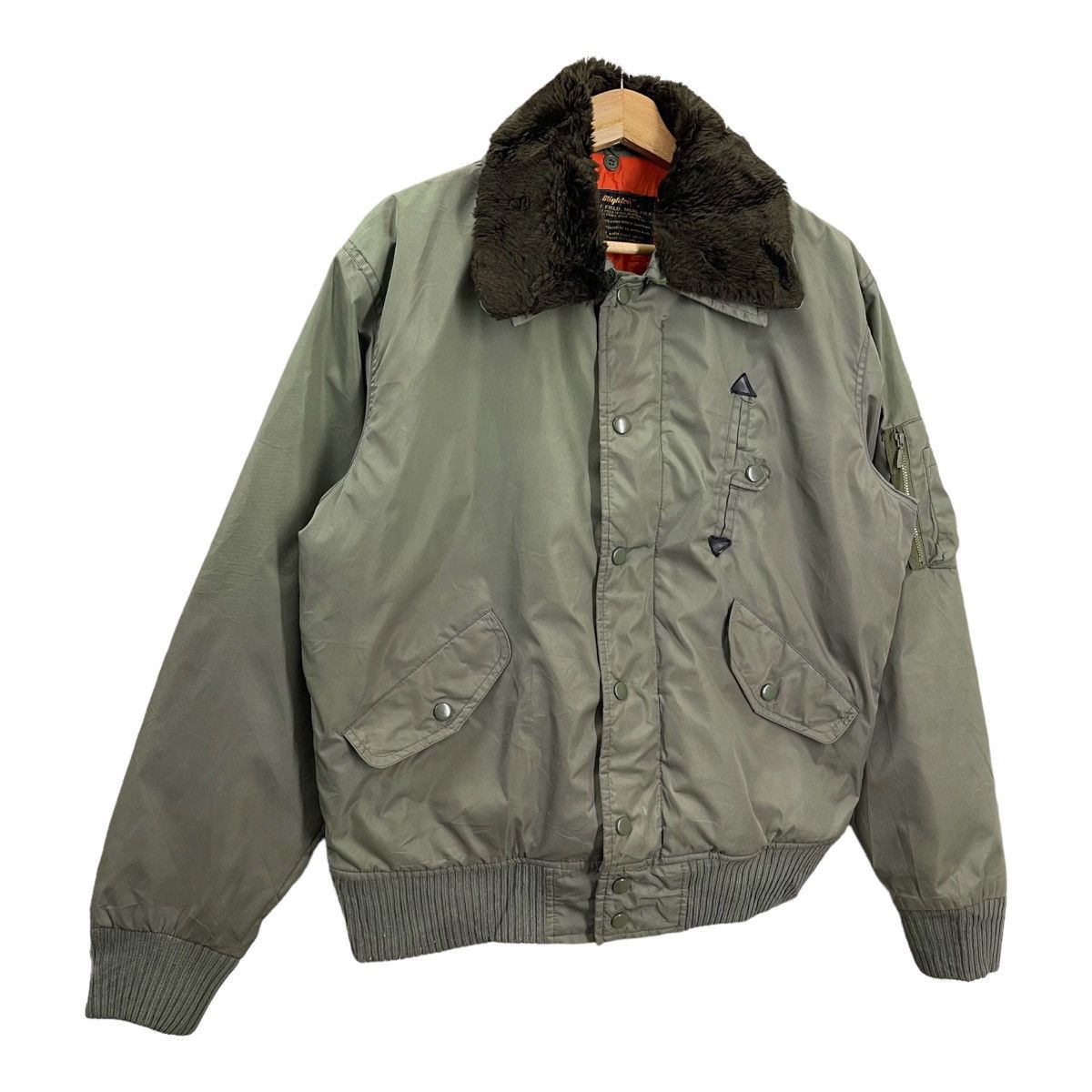 Alpha Industries 🔥Blighter Flyers MA-1 Man Intermediate Bomber Jacket Size US L / EU 52-54 / 3 - 2 Thumbnail