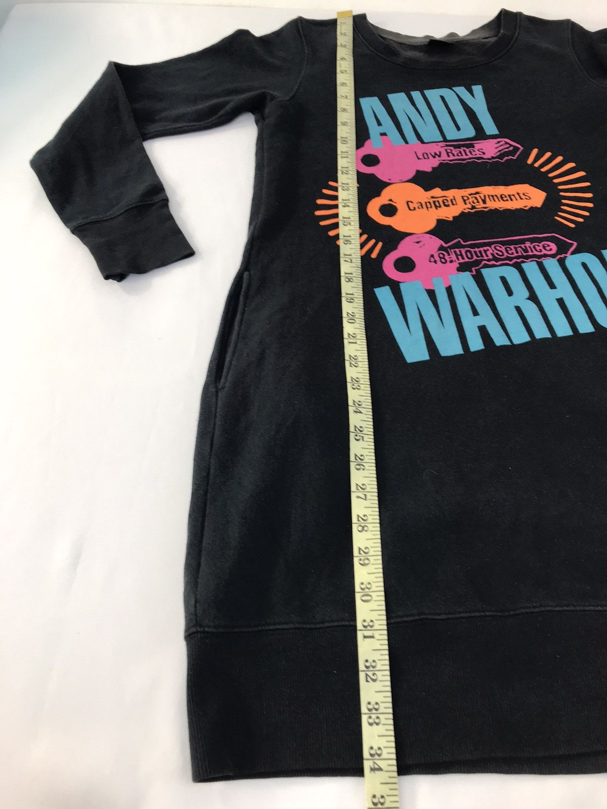 Andy Warhol × Vintage SPRZNY Andy Warhol Long Sweatshirt Crew Neck Key Pop Art Size S / US 4 / IT 40 - 9 Thumbnail