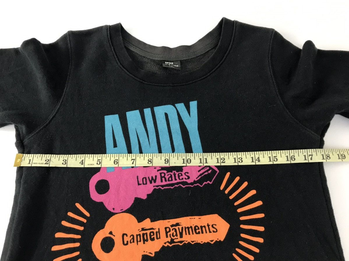 Andy Warhol × Vintage SPRZNY Andy Warhol Long Sweatshirt Crew Neck Key Pop Art Size S / US 4 / IT 40 - 8 Thumbnail