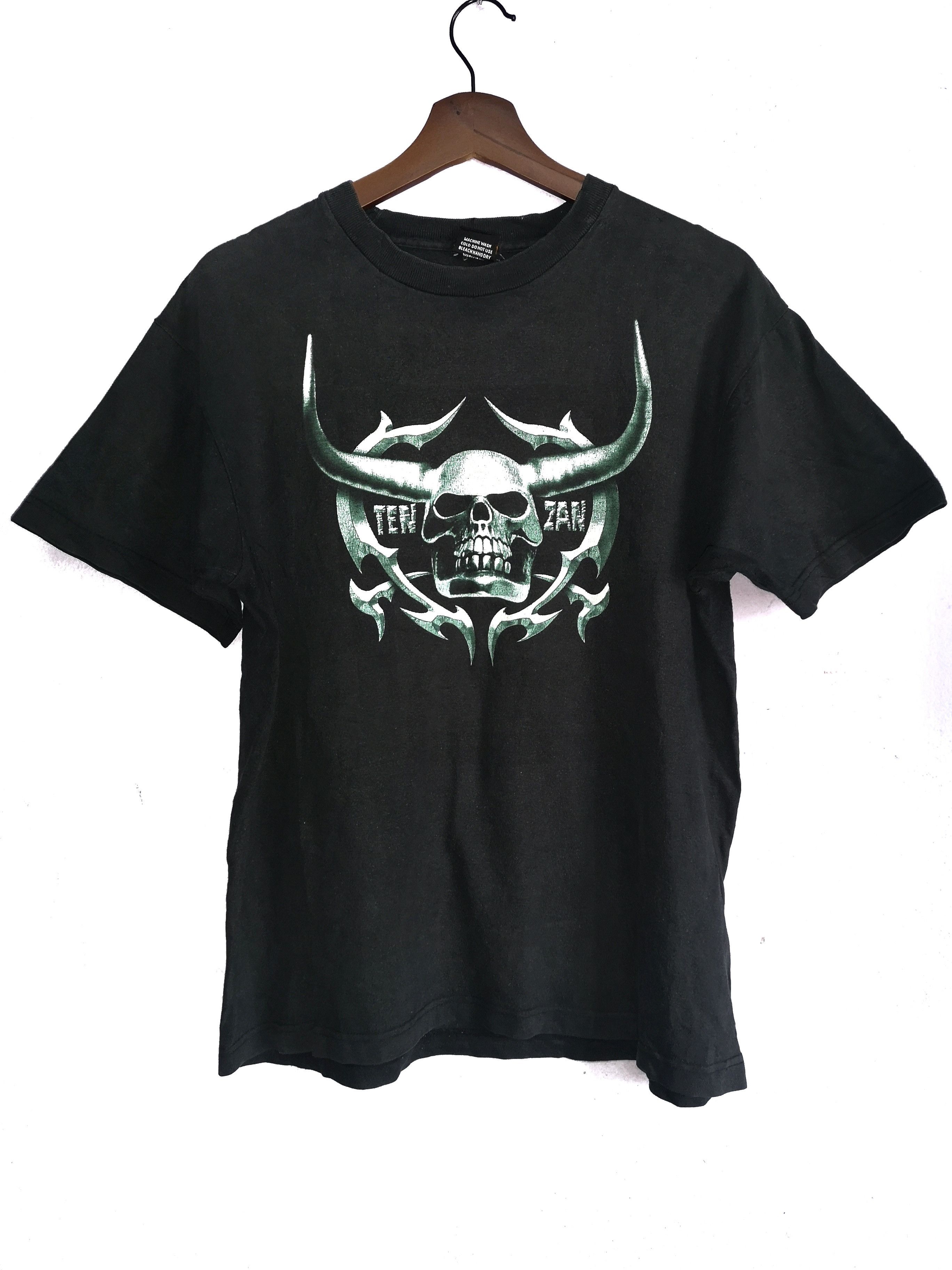 Japanese Brand × WWF Vintage Japanese Pro Wrestling Ten Zan Skull Size US M / EU 48-50 / 2 - 1 Thumbnail