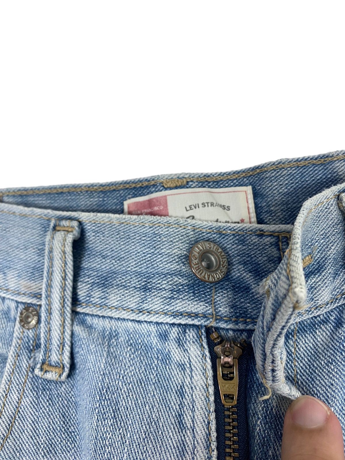 Levi's Rare‼️ DISTRESSED Levi’s Signature Cargo Jeans Size US 32 / EU 48 - 9 Thumbnail