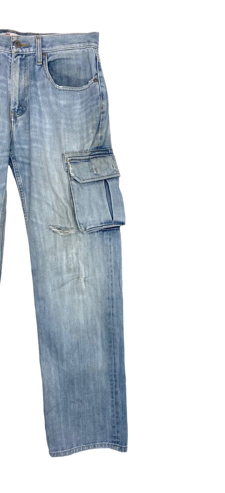 Levi's Rare‼️ DISTRESSED Levi’s Signature Cargo Jeans Size US 32 / EU 48 - 4 Thumbnail