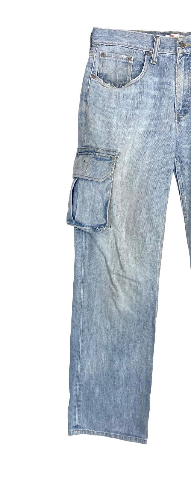 Levi's Rare‼️ DISTRESSED Levi’s Signature Cargo Jeans Size US 32 / EU 48 - 3 Thumbnail
