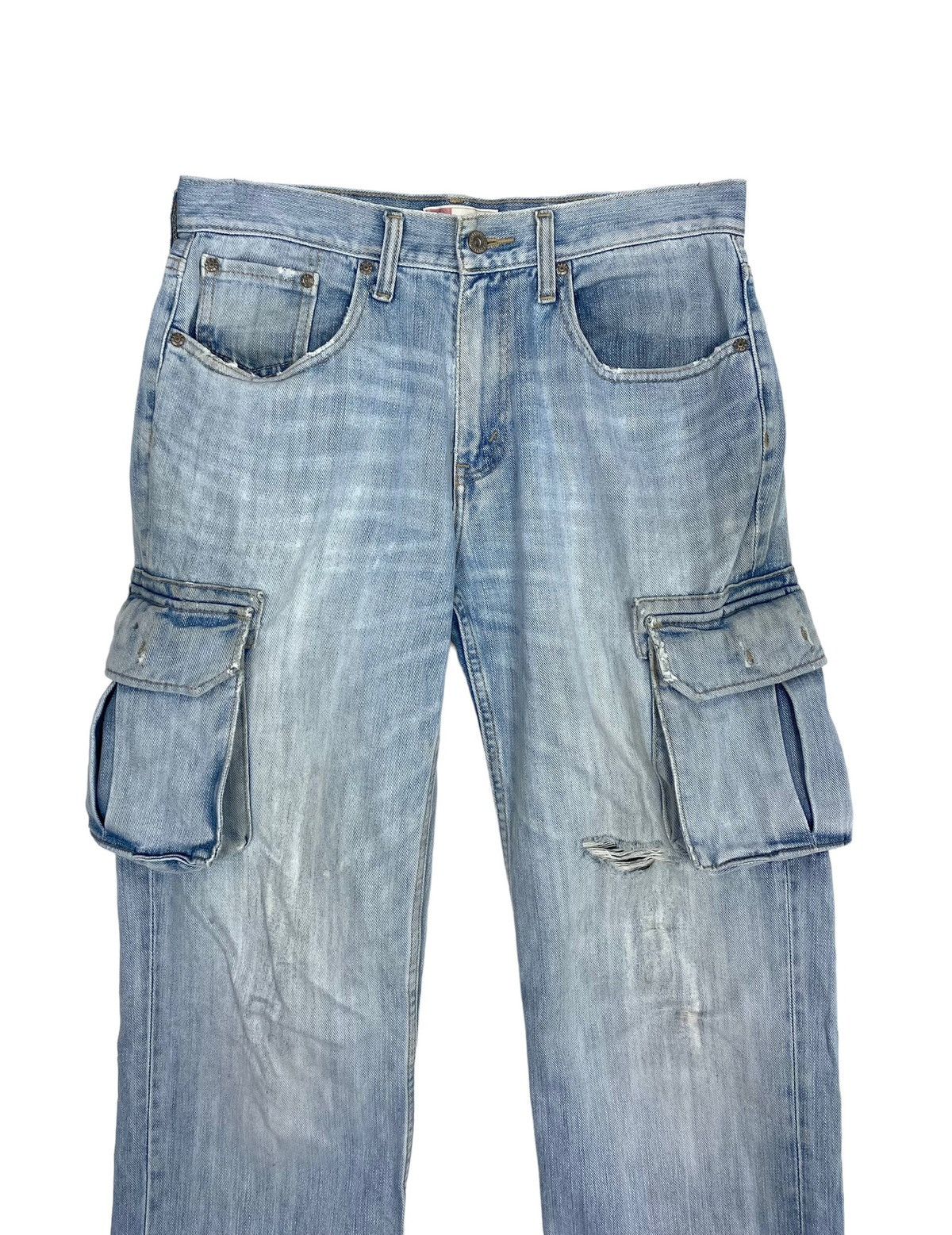 Levi's Rare‼️ DISTRESSED Levi’s Signature Cargo Jeans Size US 32 / EU 48 - 5 Thumbnail