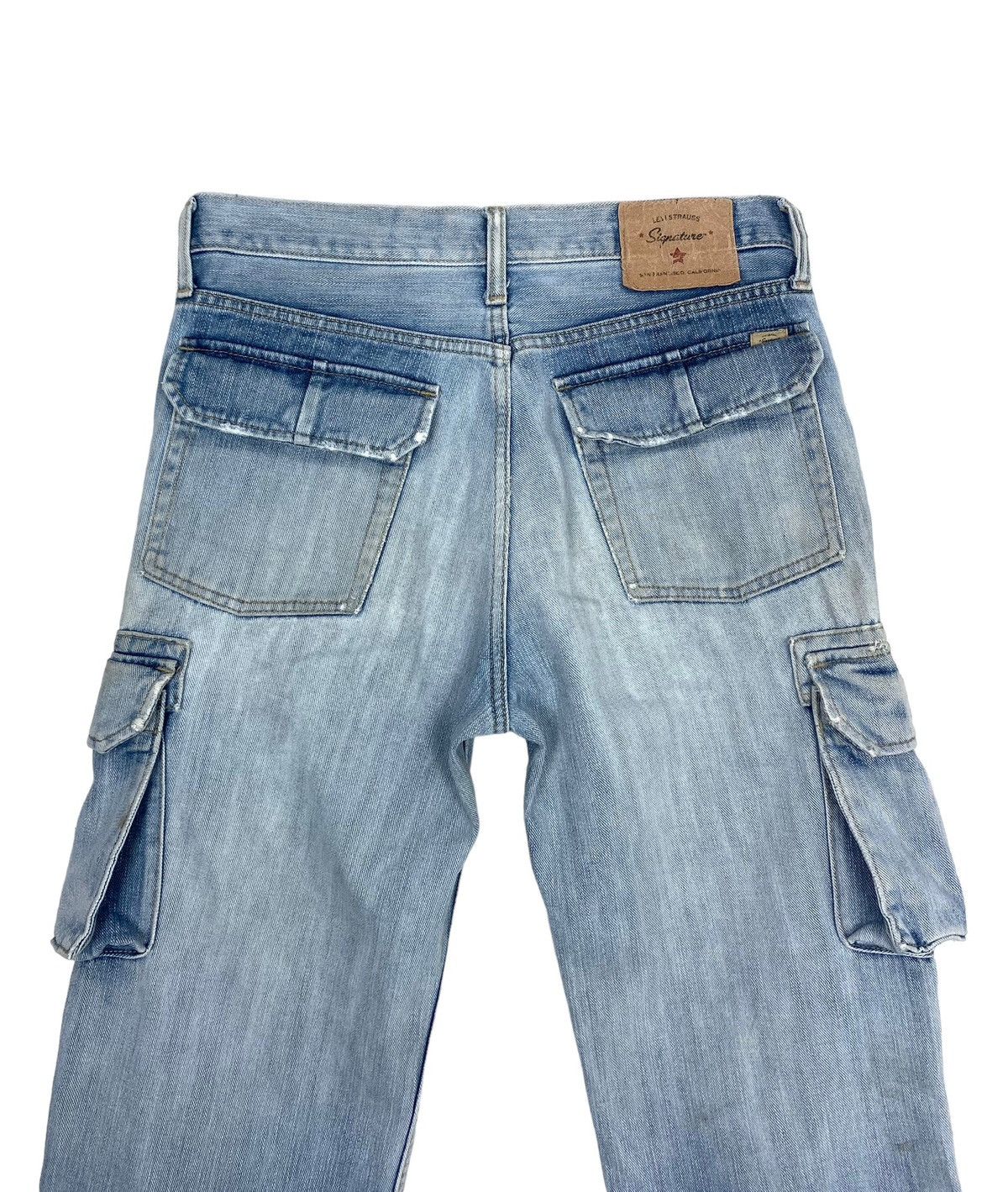 Levi's Rare‼️ DISTRESSED Levi’s Signature Cargo Jeans Size US 32 / EU 48 - 7 Thumbnail