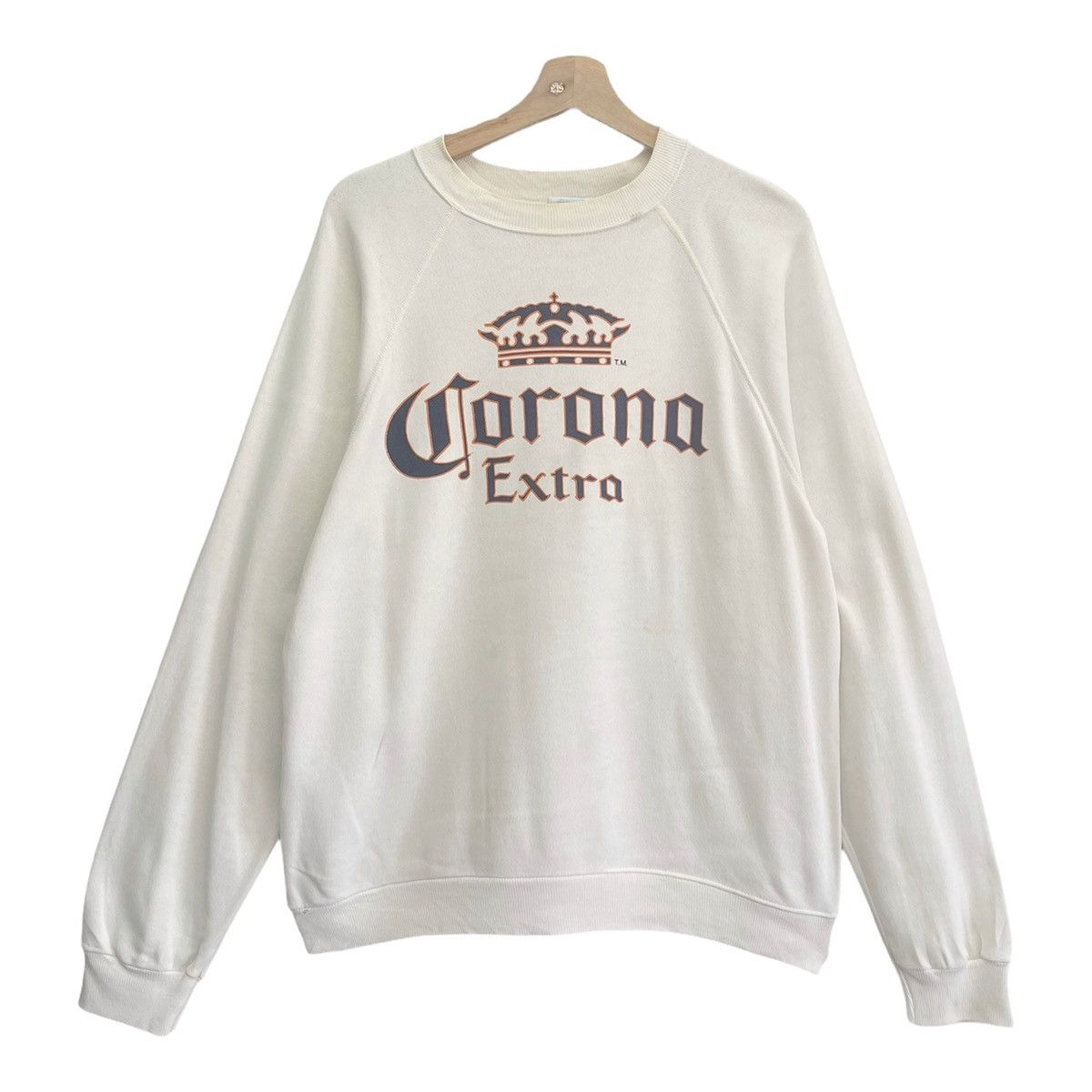 Vintage Corona Extra Big Logo Crewneck Sweatshirt