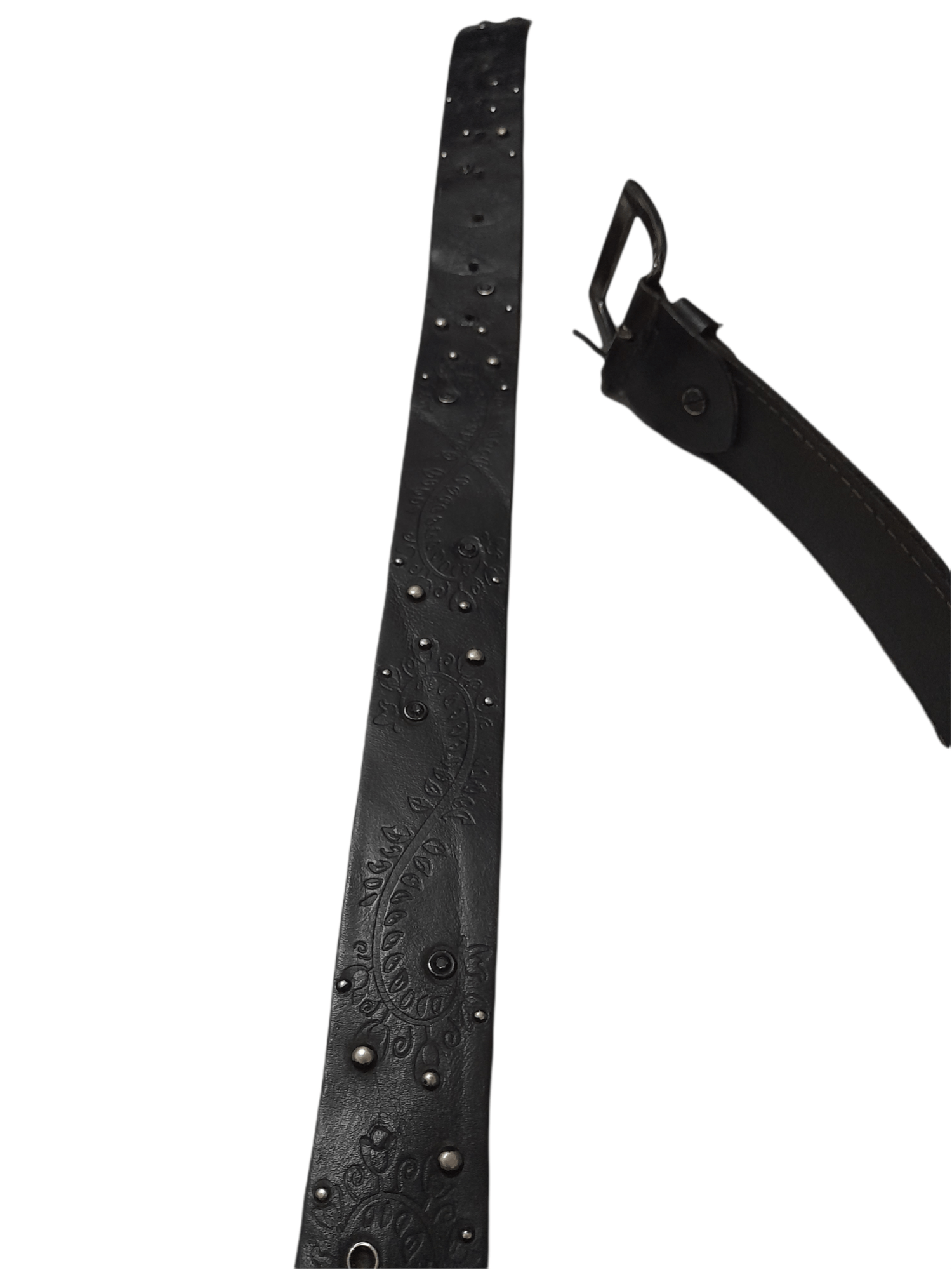 Evisu × Japanese Brand EVISU x ASK ENQUIRED LEATHER BELT (D611) Size ONE SIZE - 5 Thumbnail