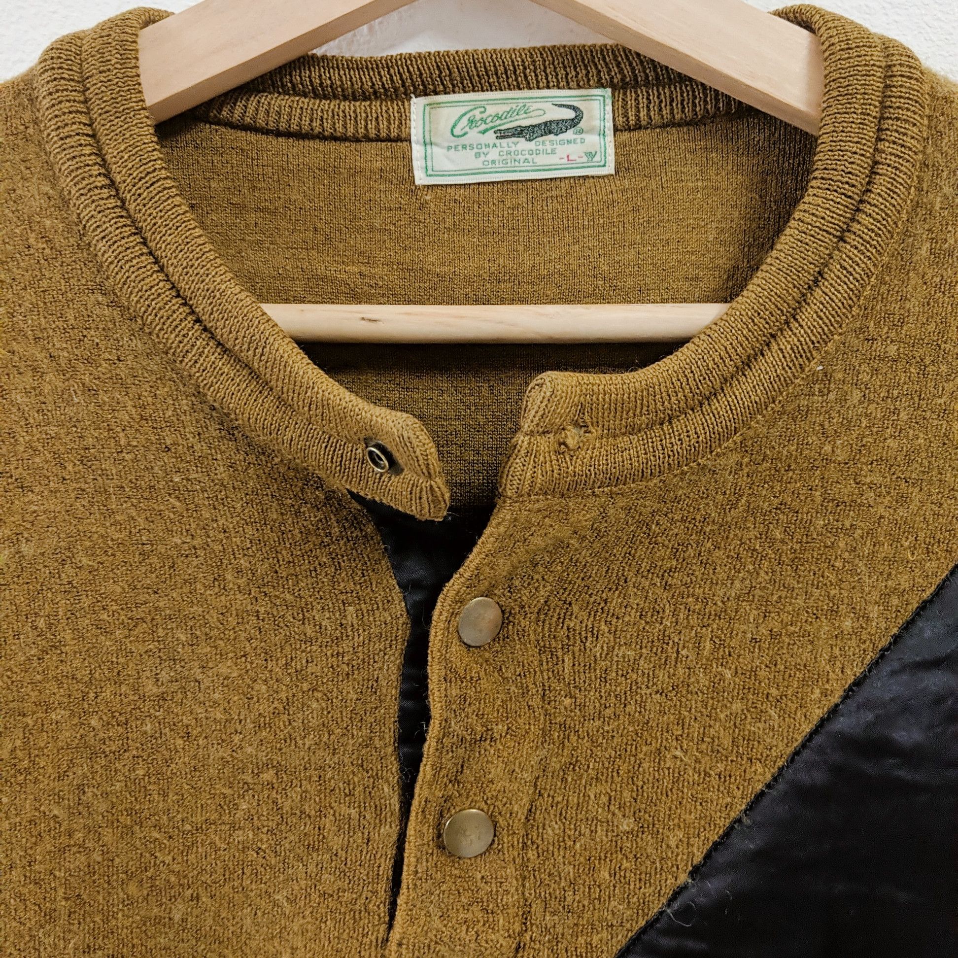 Aran Isles Knitwear × Japanese Brand × Vintage Vintage Crocodile Original Design Knitwear Sweater Size US L / EU 52-54 / 3 - 8 Thumbnail