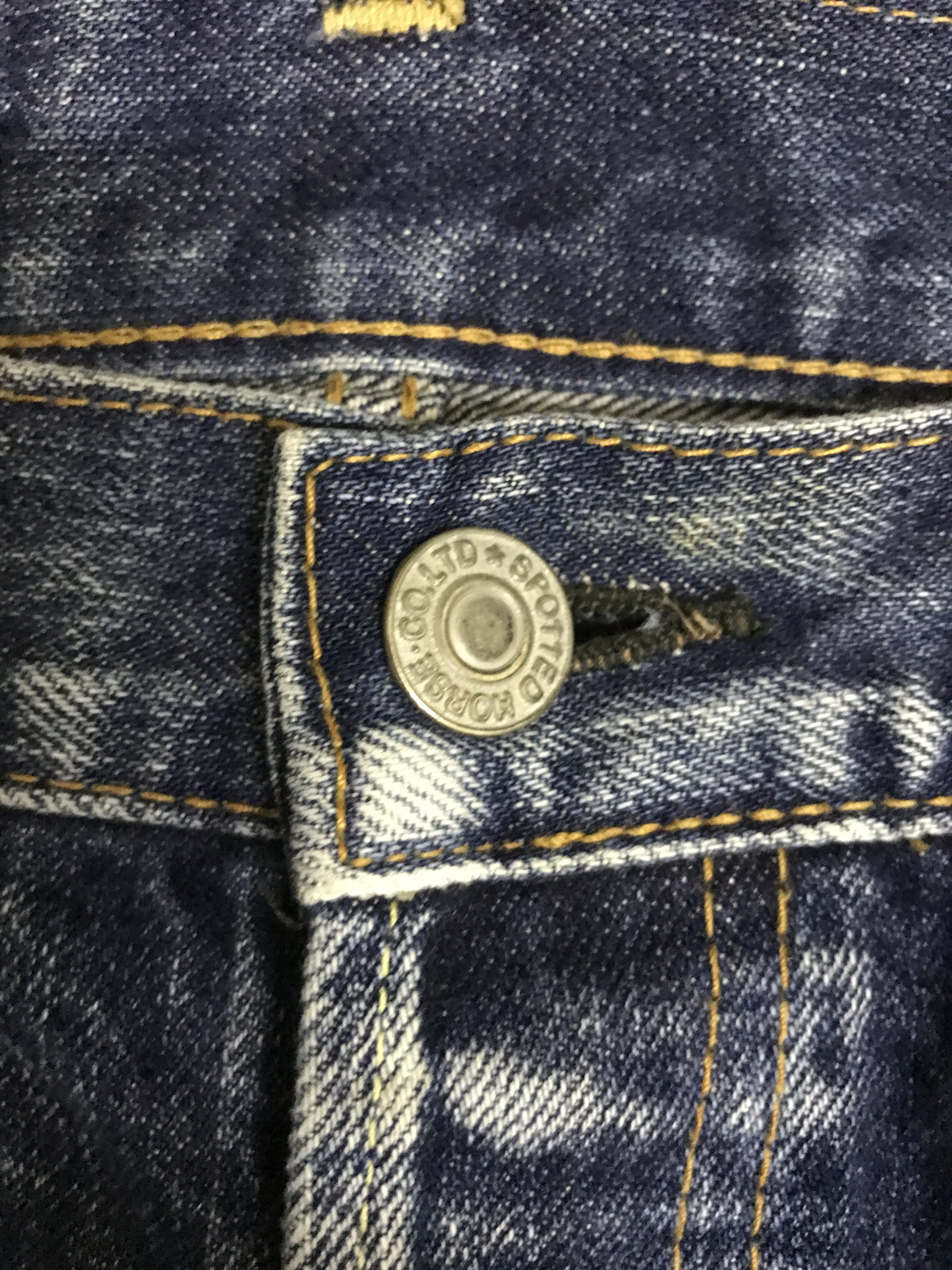 Yohji Yamamoto D133 SPOTTED HORSE Yohji Yamomoto Archival Selvedge Jeans Size US 32 / EU 48 - 9 Thumbnail