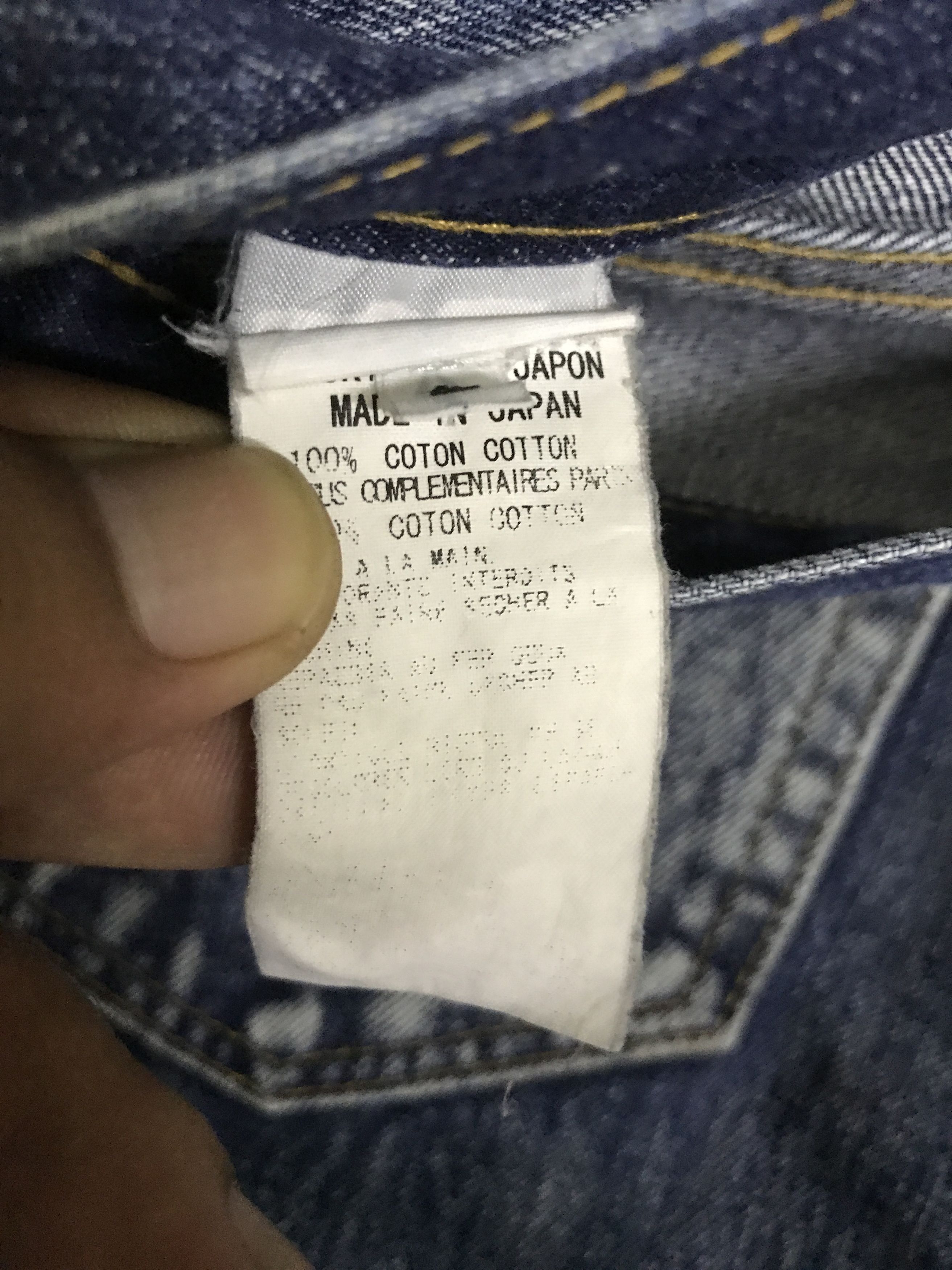 Yohji Yamamoto D133 SPOTTED HORSE Yohji Yamomoto Archival Selvedge Jeans Size US 32 / EU 48 - 21 Thumbnail